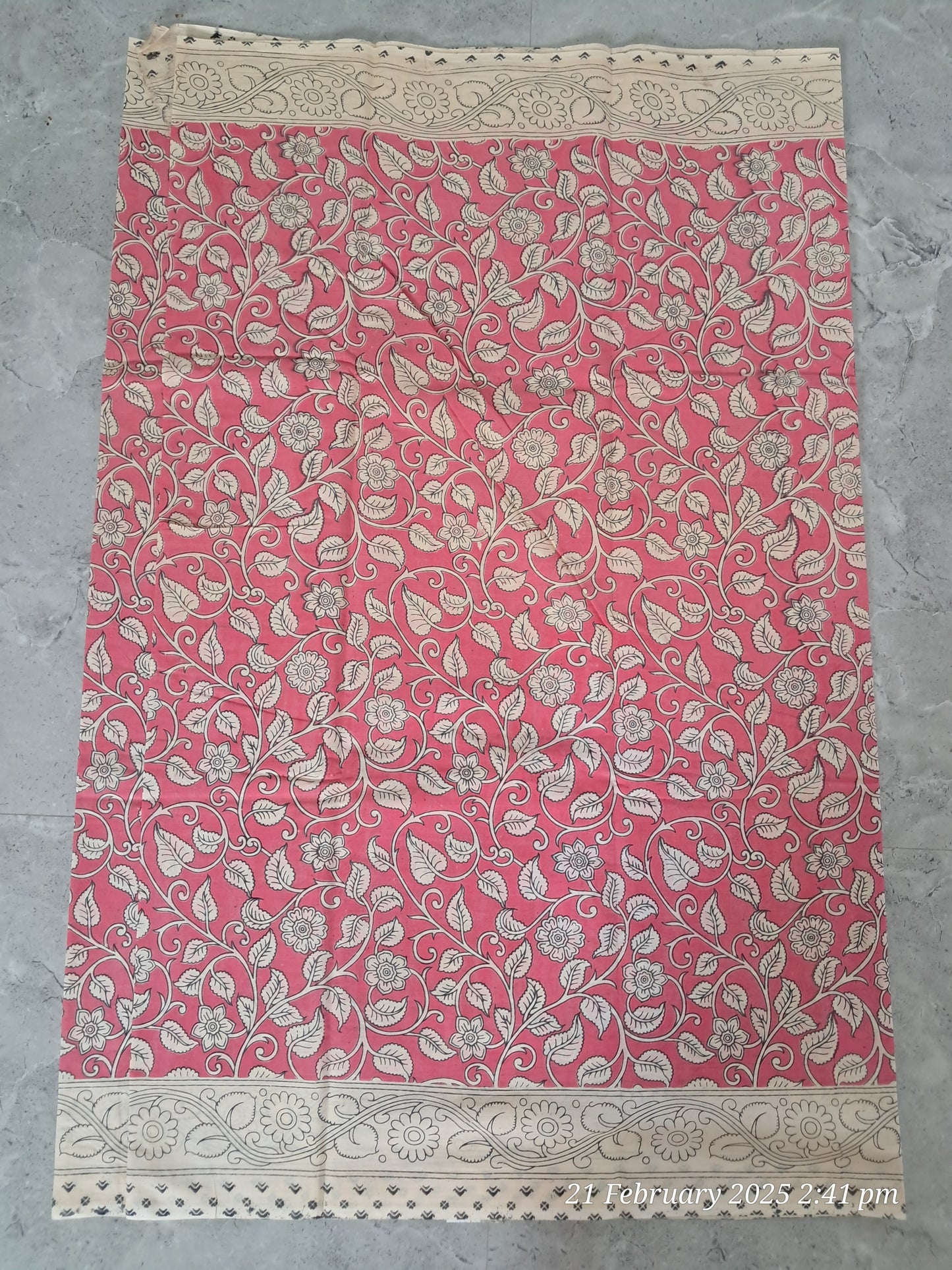 Cotton kalamkari sarees