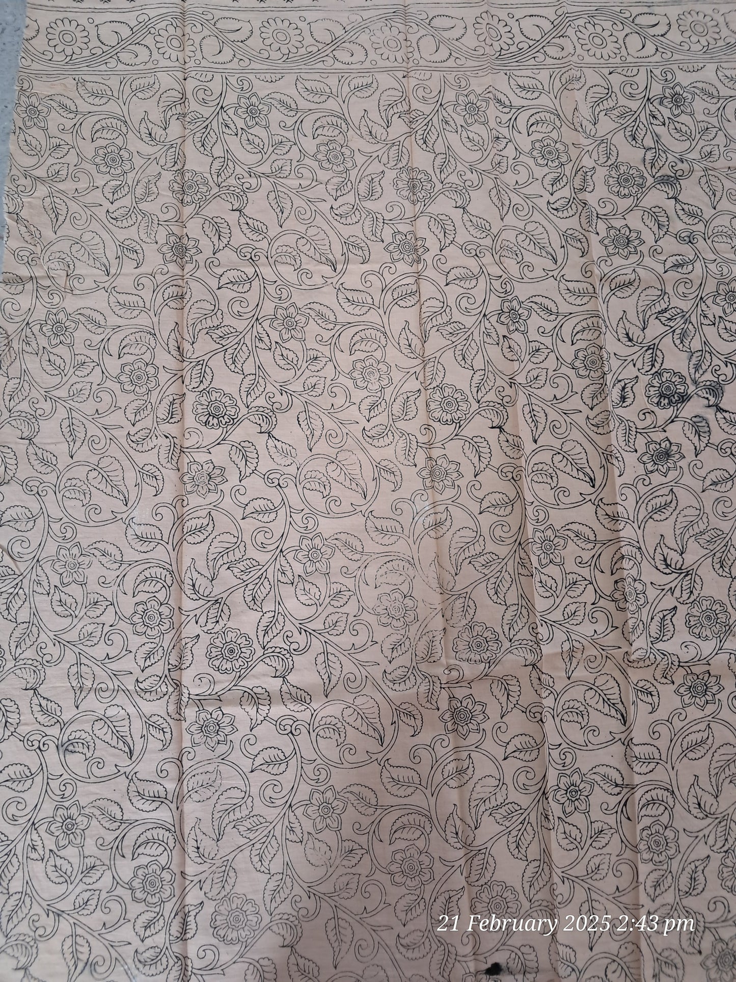 Cotton kalamkari sarees