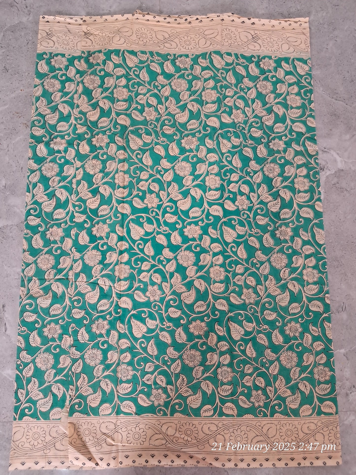 Cotton kalamkari sarees