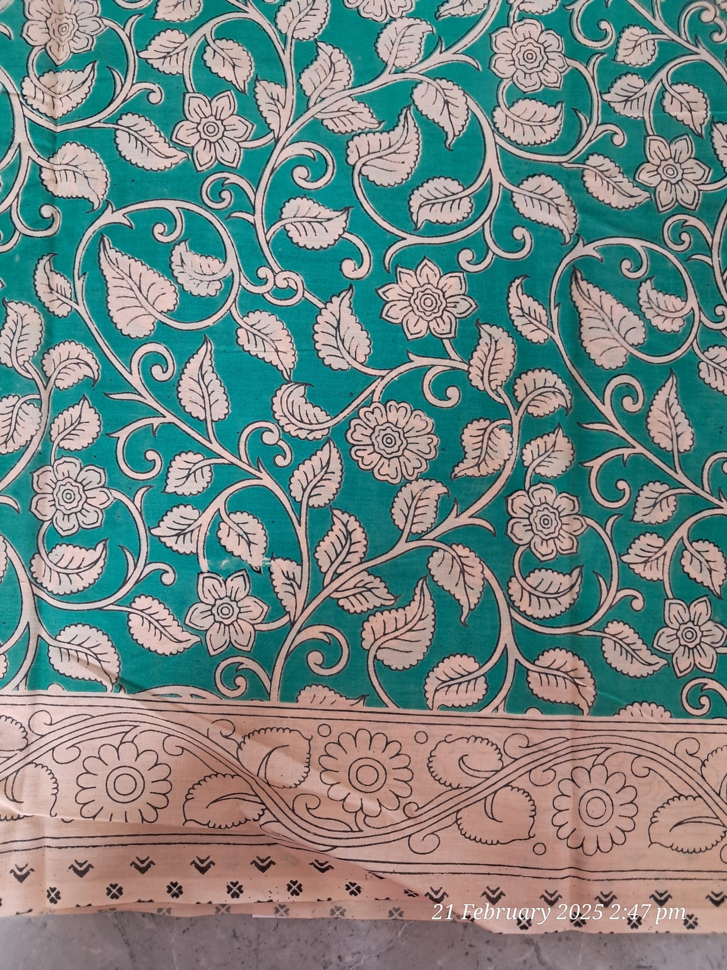 Cotton kalamkari sarees