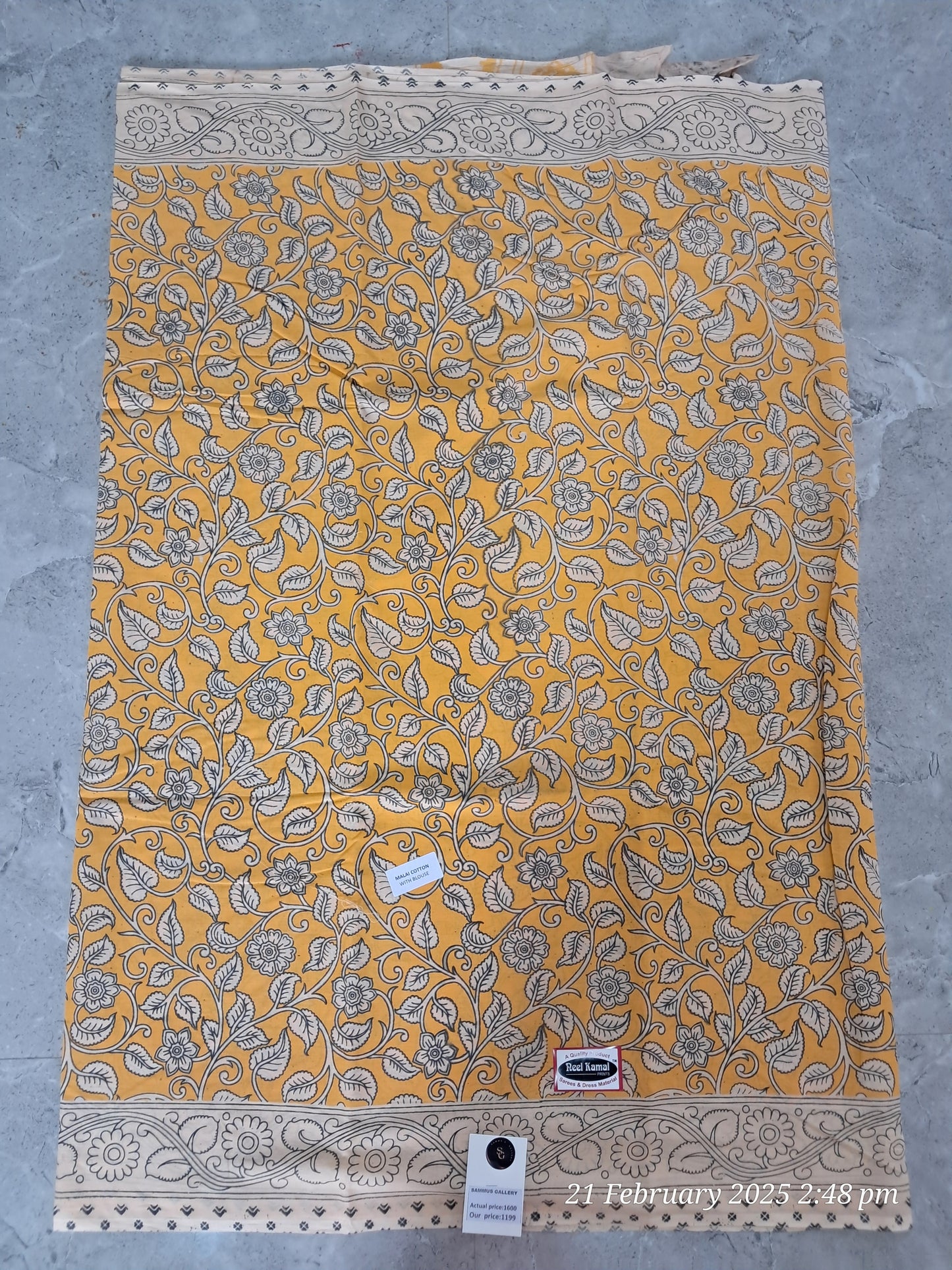 Cotton kalamkari sarees