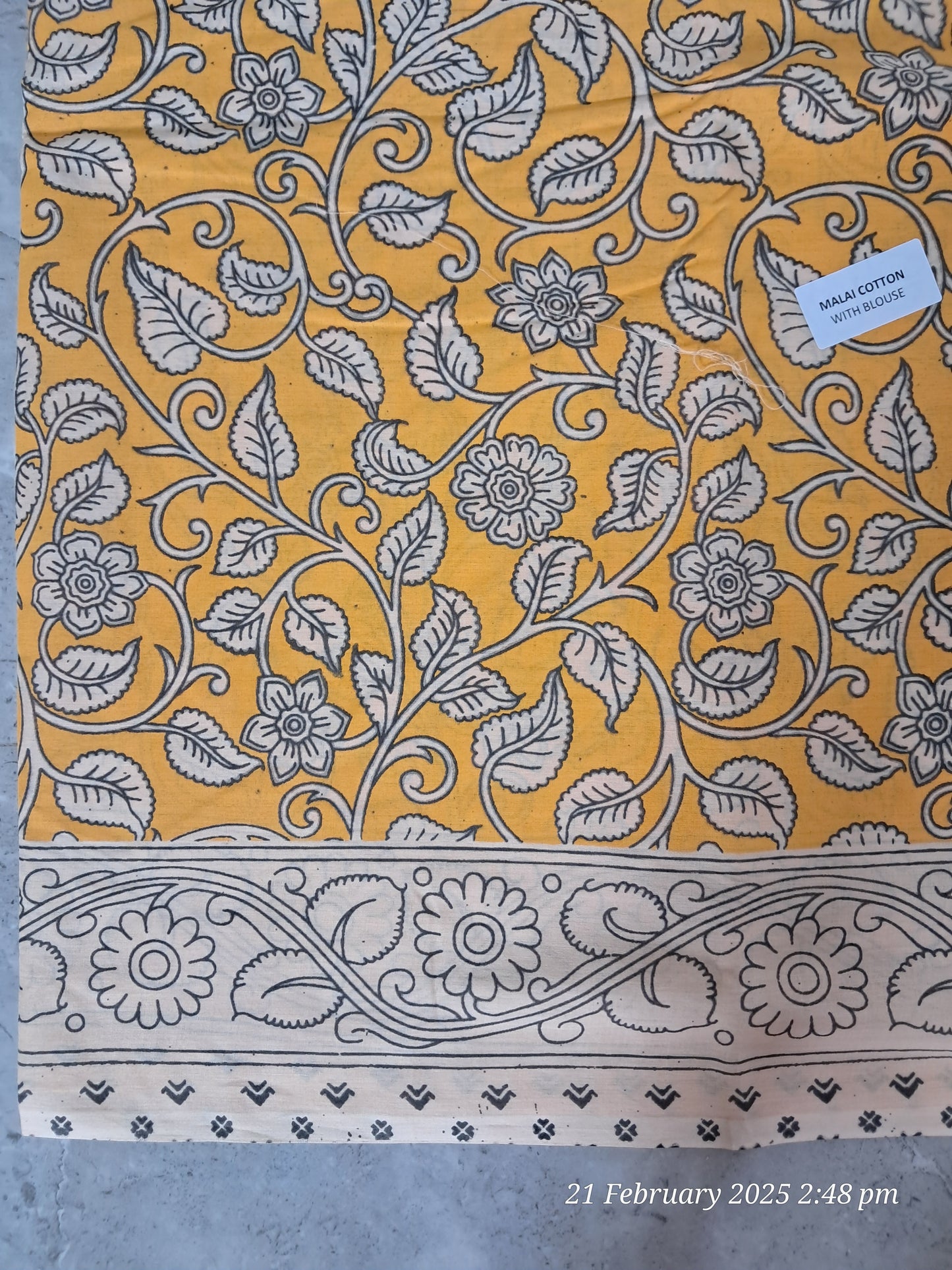Cotton kalamkari sarees