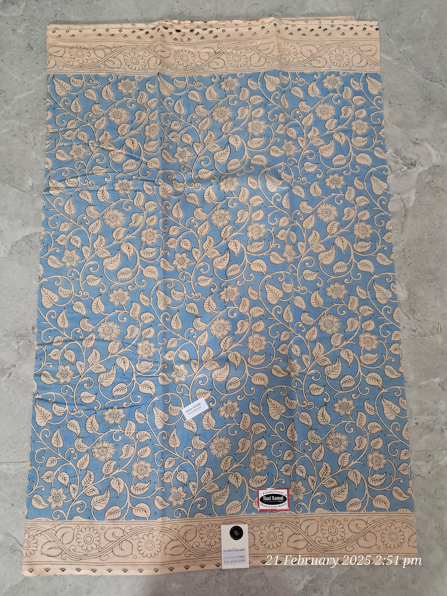Cotton kalamkari sarees