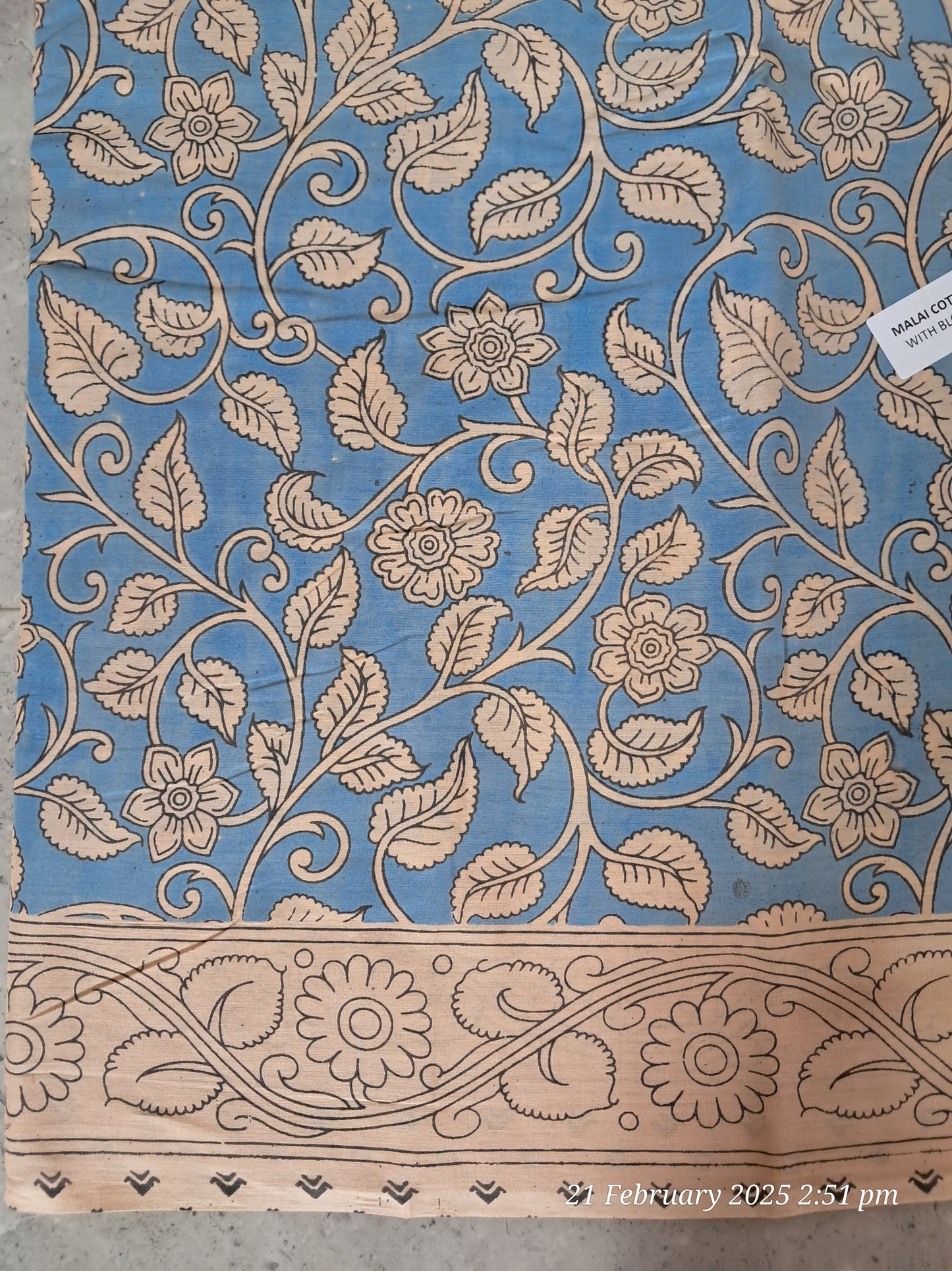 Cotton kalamkari sarees