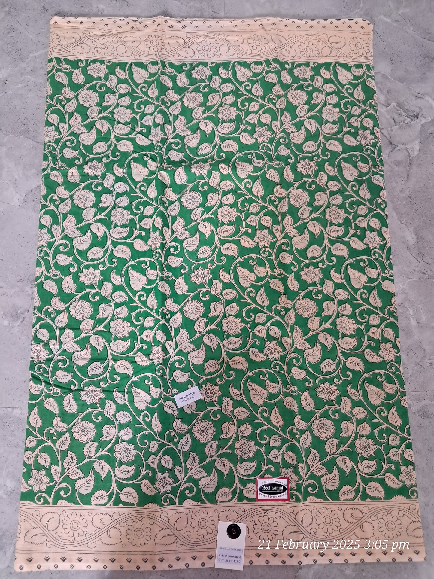 Cotton kalamkari sarees