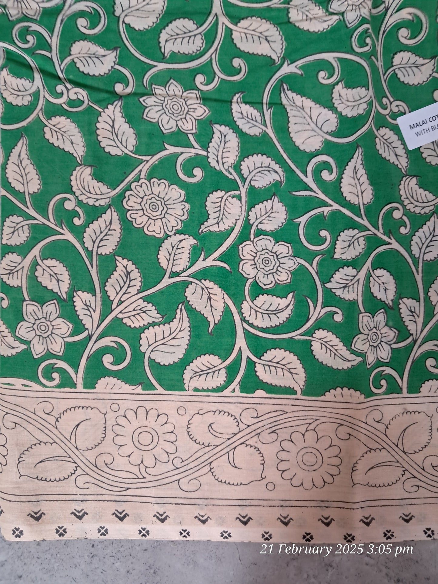 Cotton kalamkari sarees