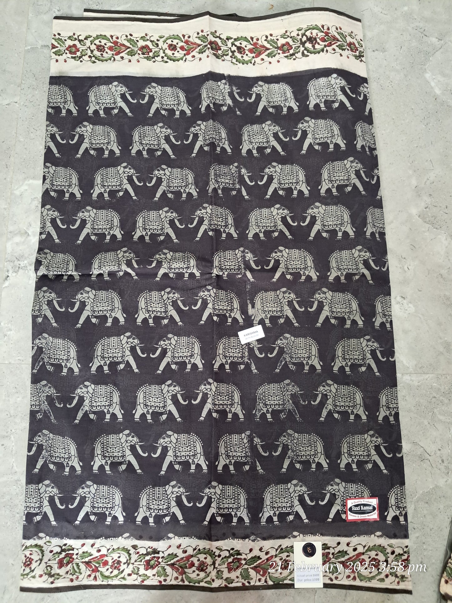 Cotton kalamkari sarees
