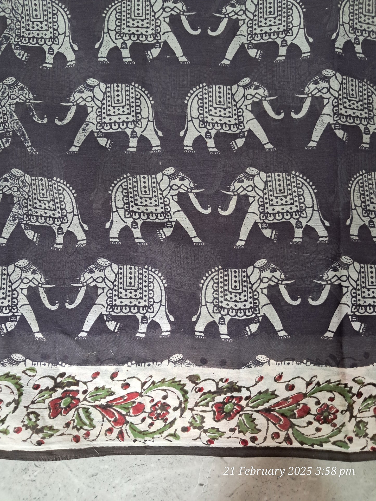 Cotton kalamkari sarees