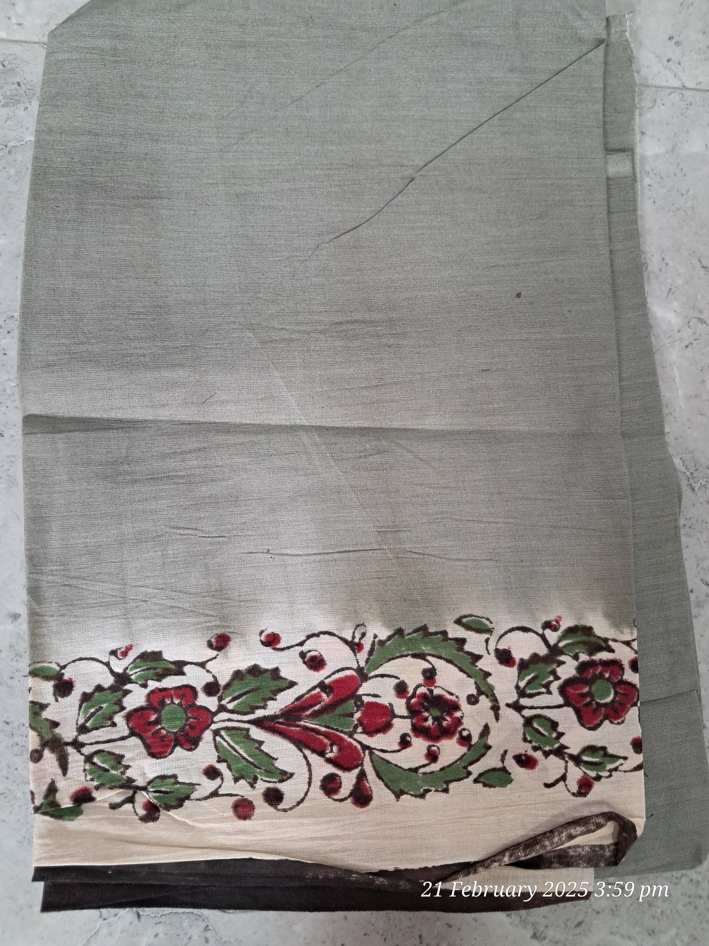 Cotton kalamkari sarees