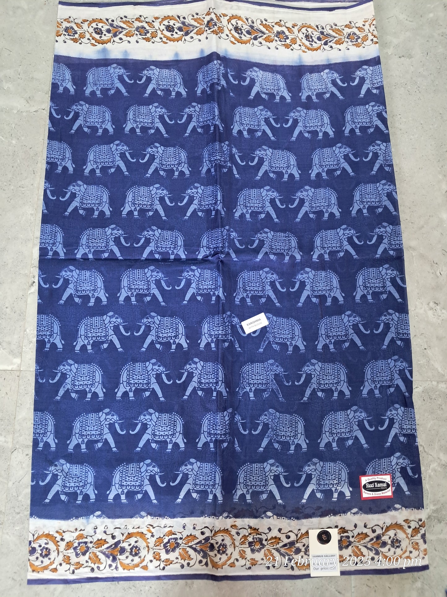 Cotton kalamkari sarees