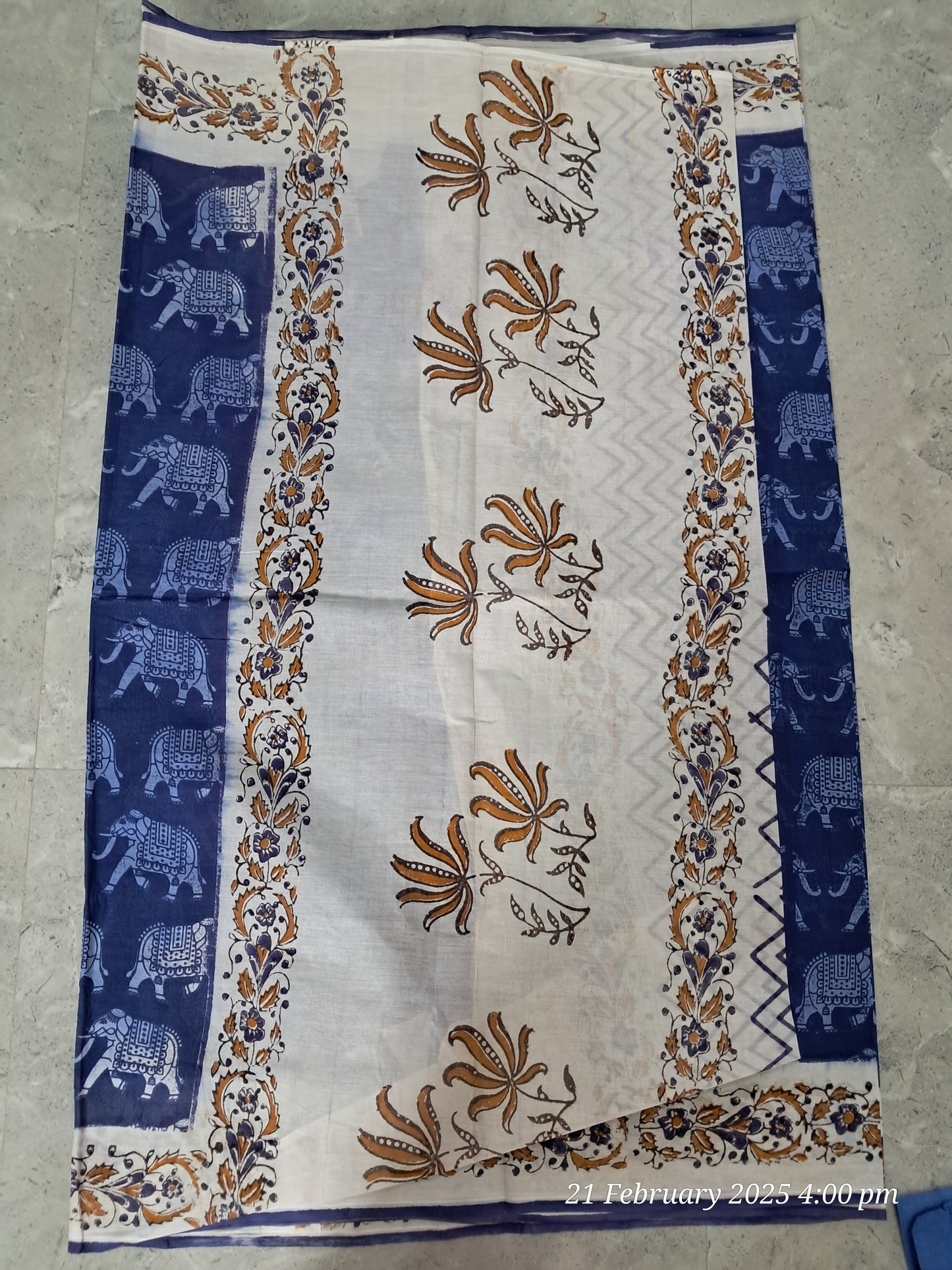Cotton kalamkari sarees
