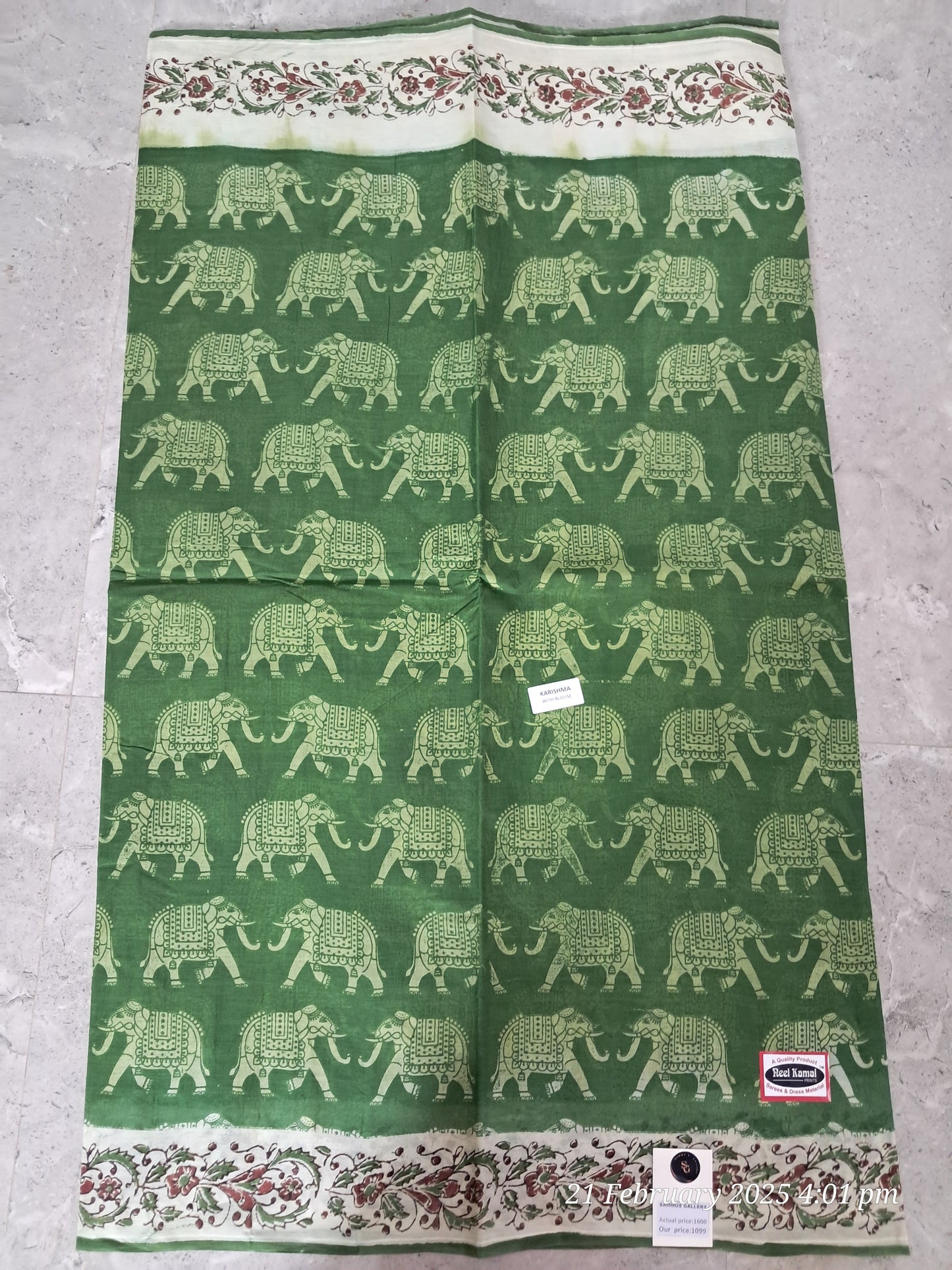 Cotton kalamkari sarees