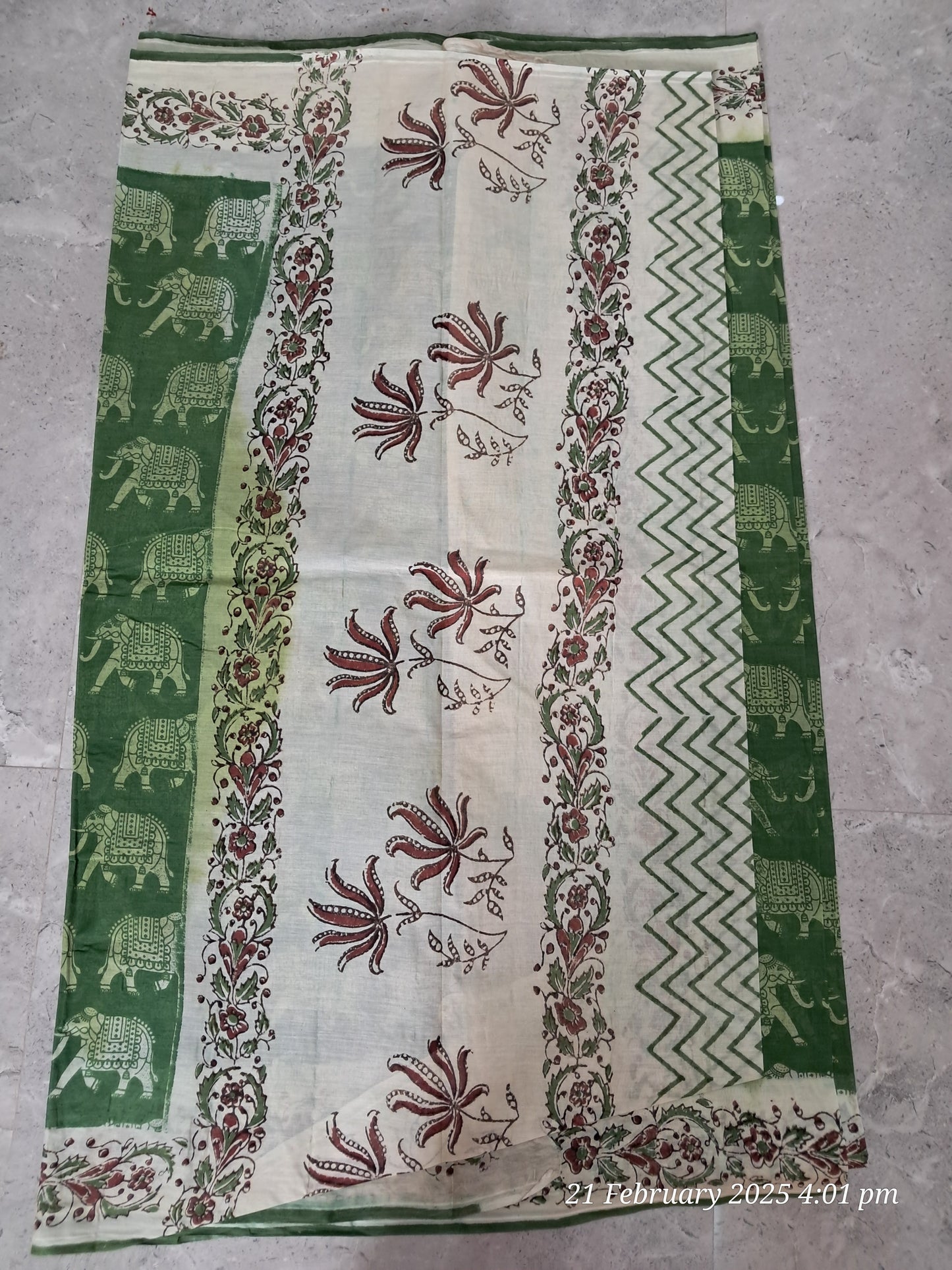 Cotton kalamkari sarees