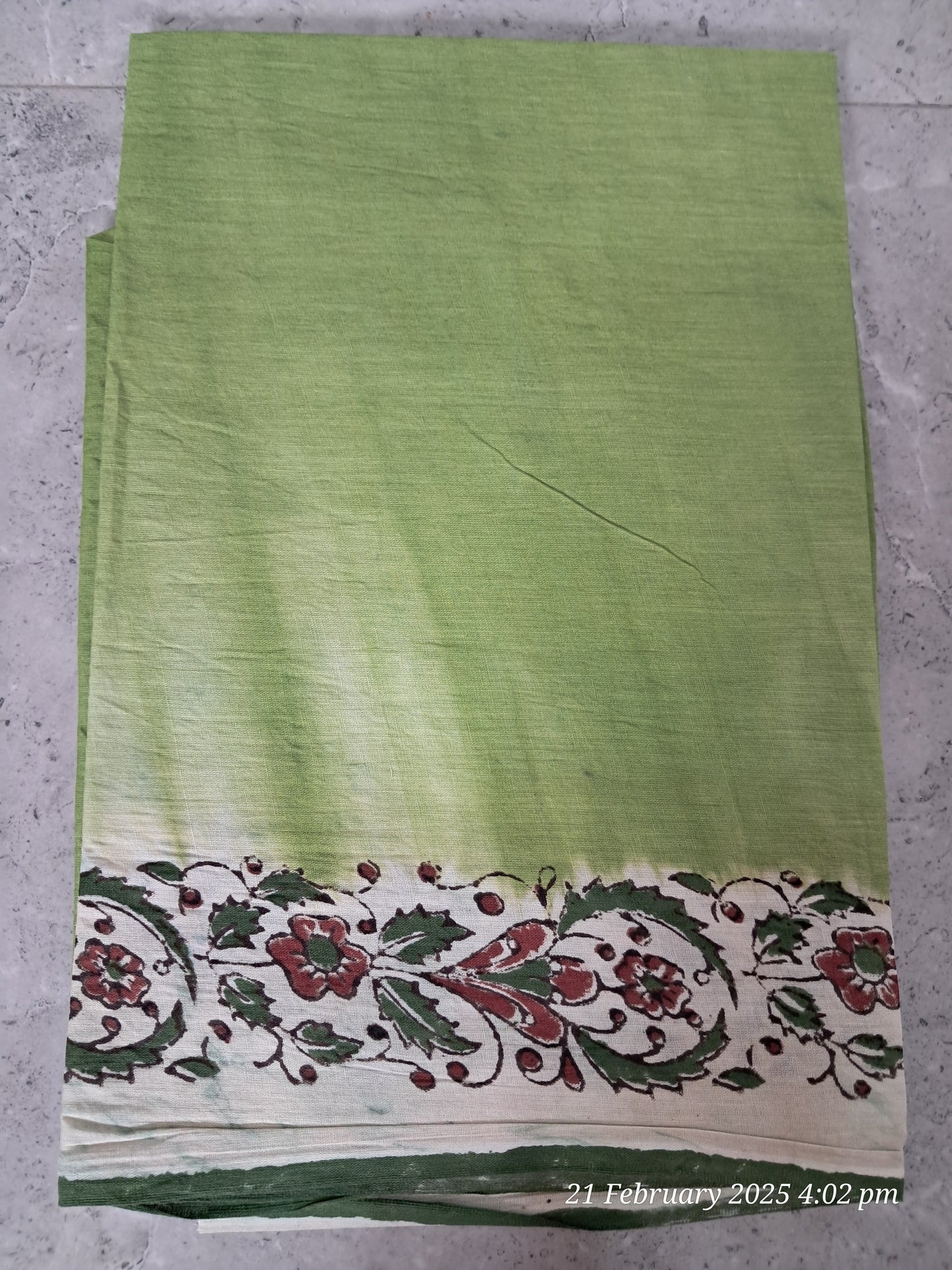Cotton kalamkari sarees