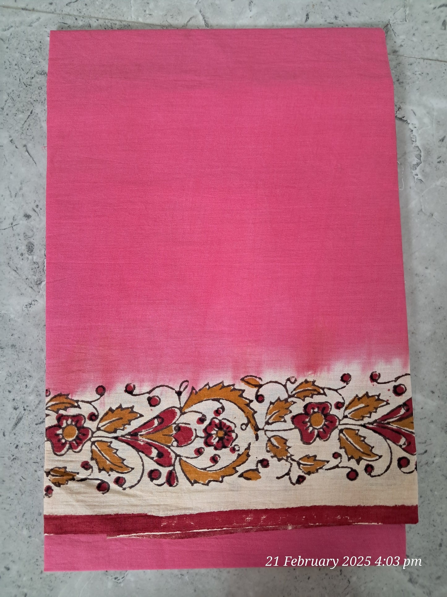 Cotton kalamkari sarees
