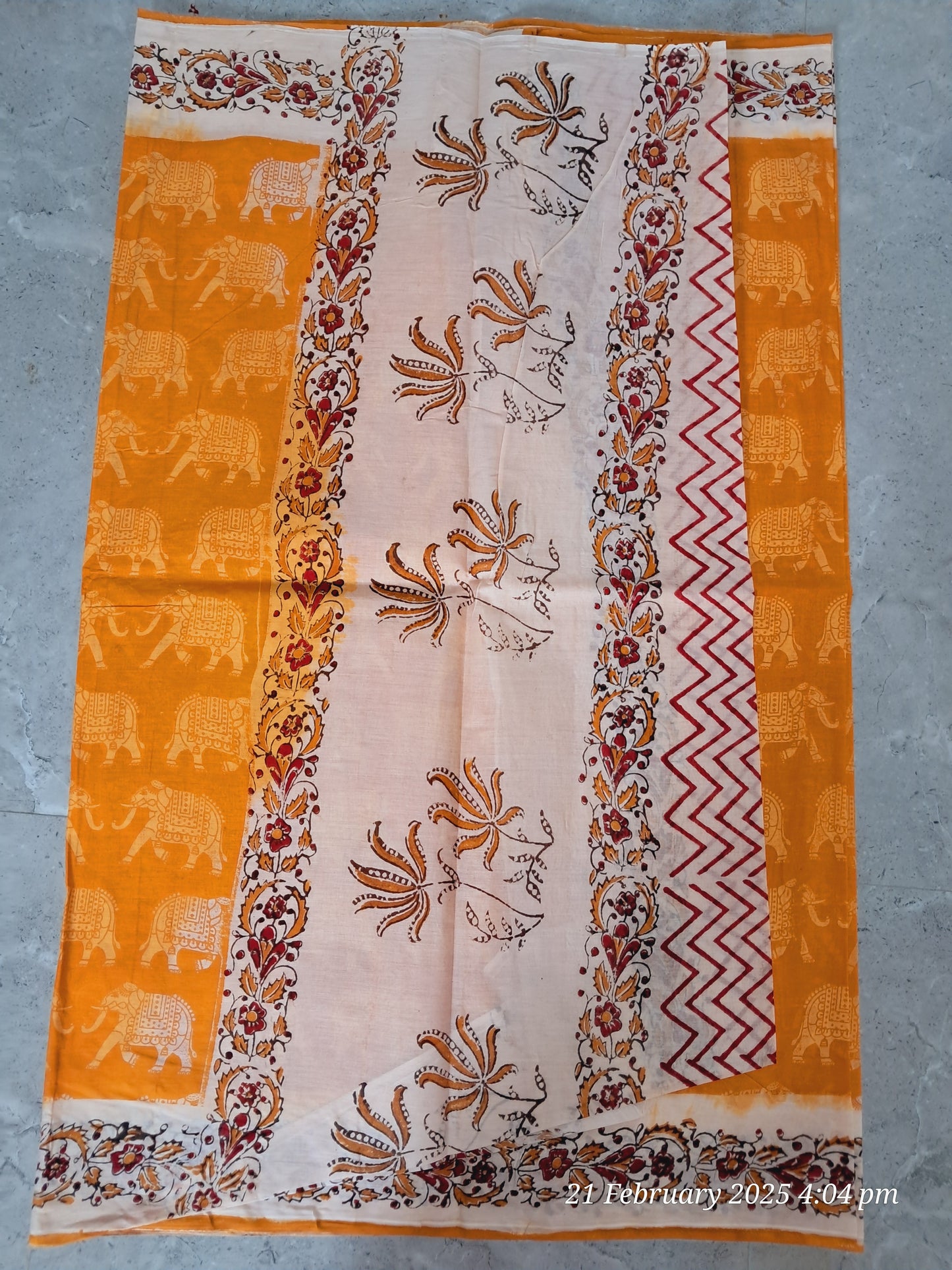 Cotton kalamkari sarees
