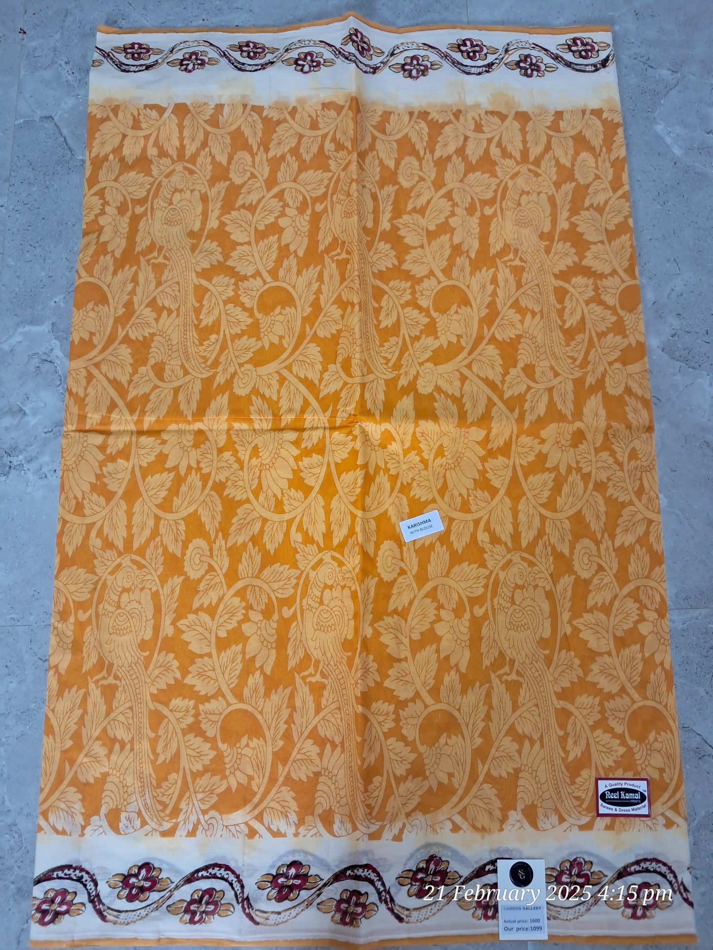 Cotton kalamkari sarees