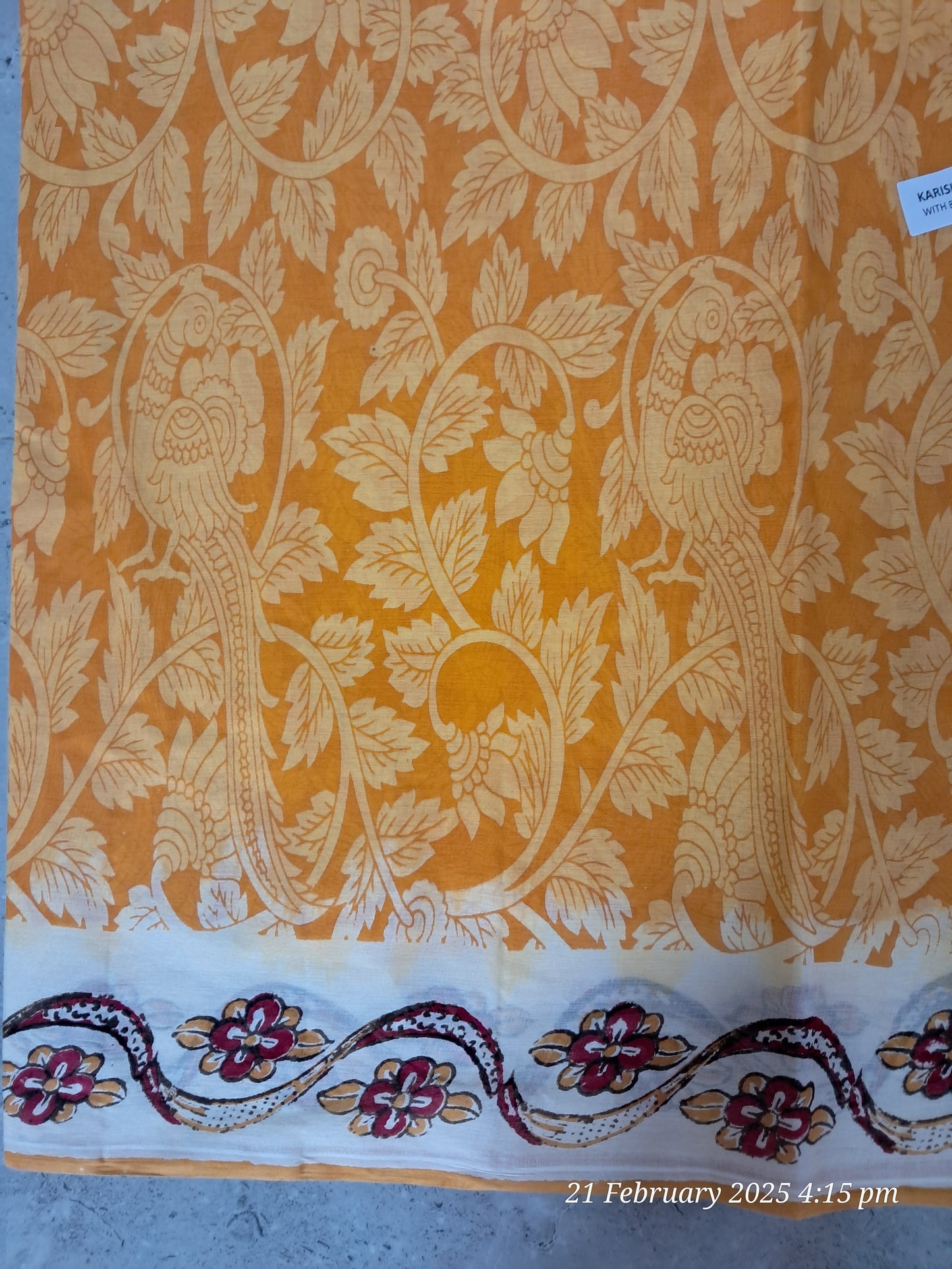 Cotton kalamkari sarees