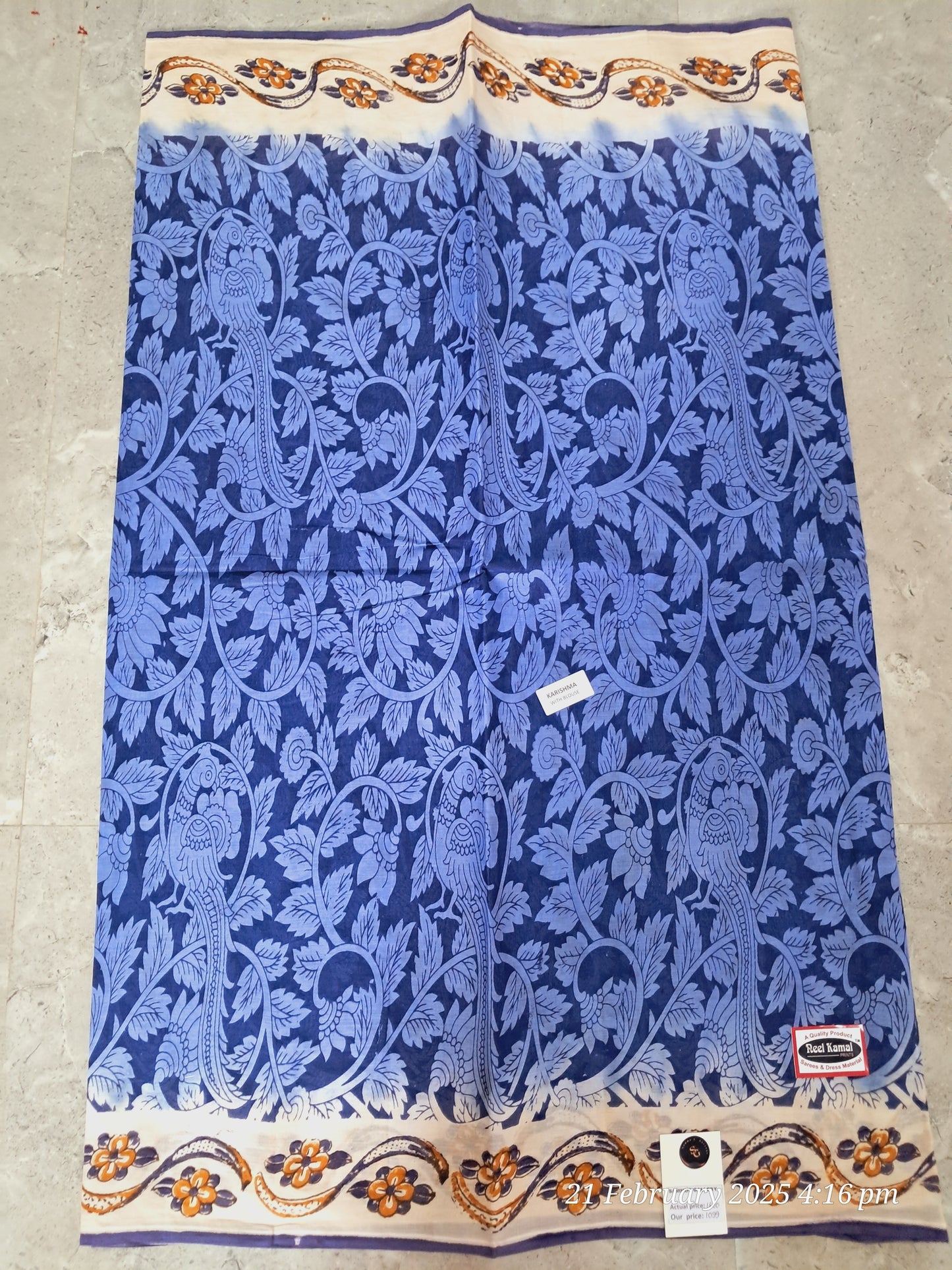 Cotton kalamkari sarees