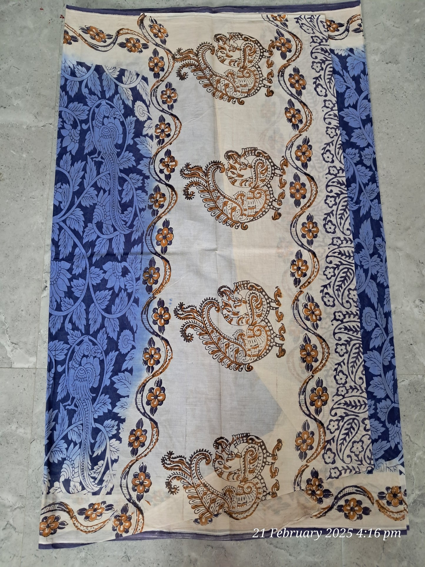 Cotton kalamkari sarees