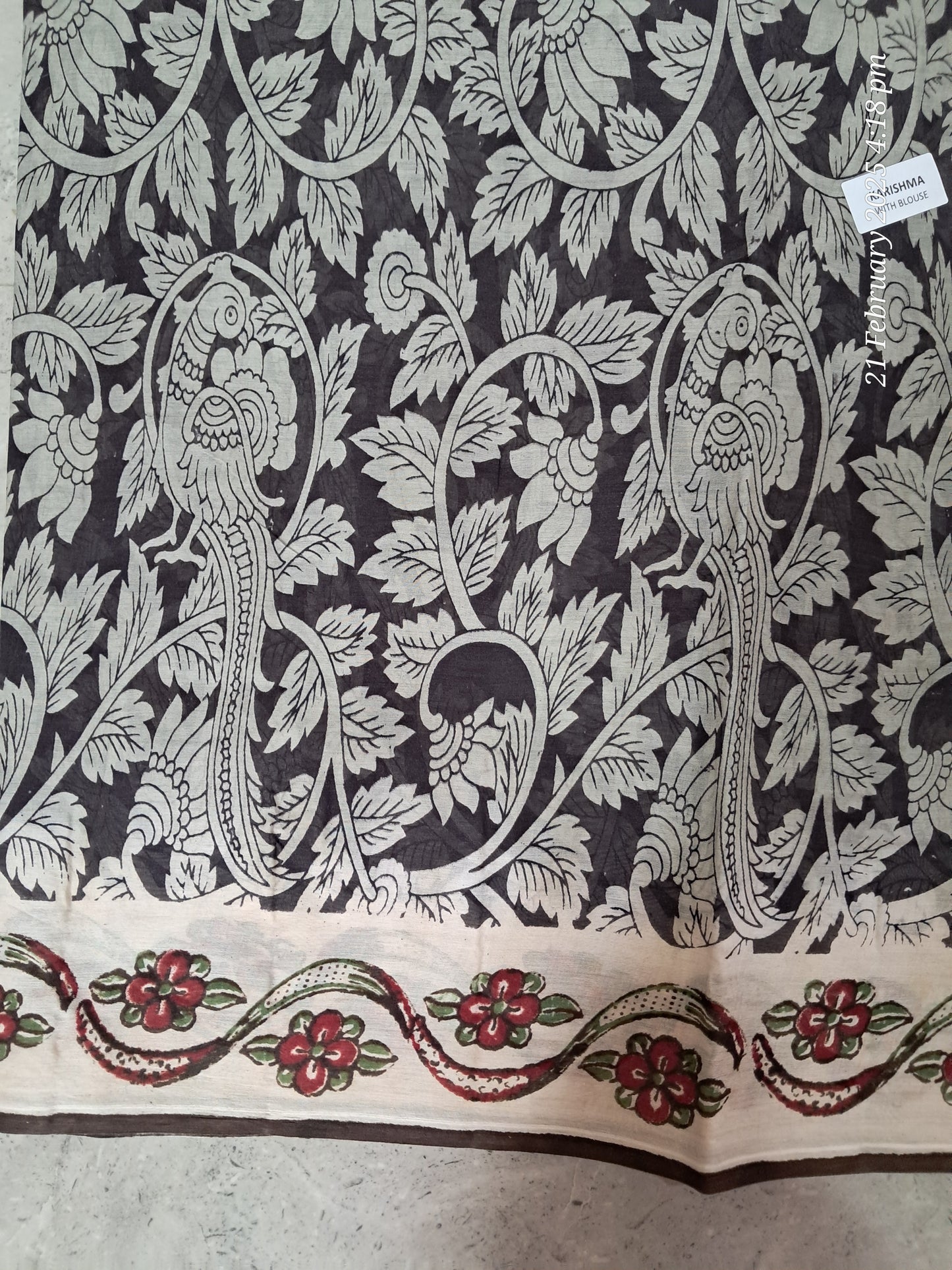 Cotton kalamkari sarees