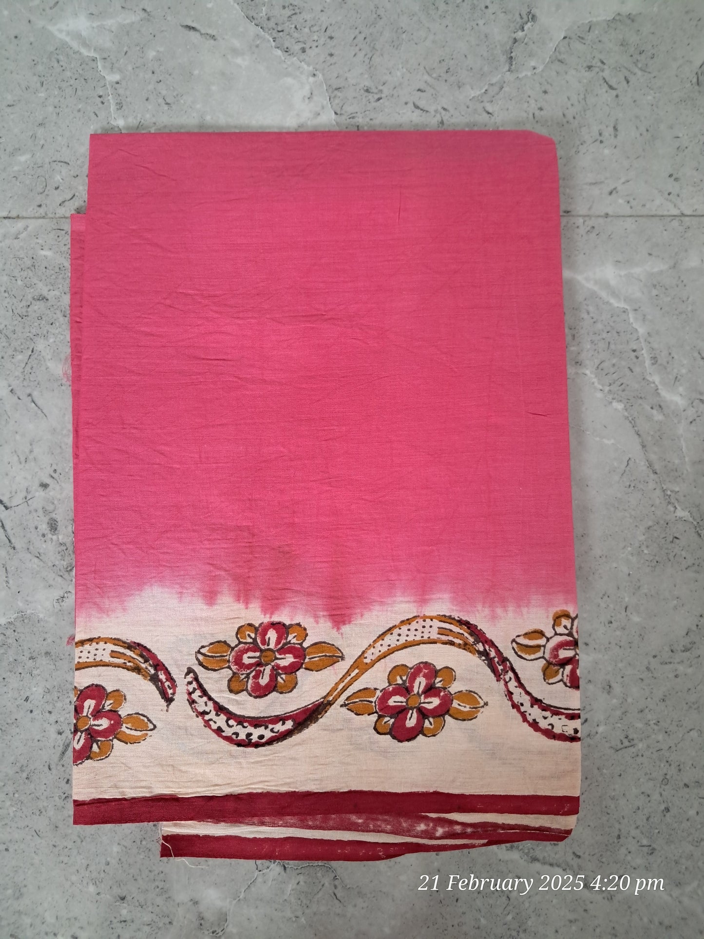 Cotton kalamkari sarees
