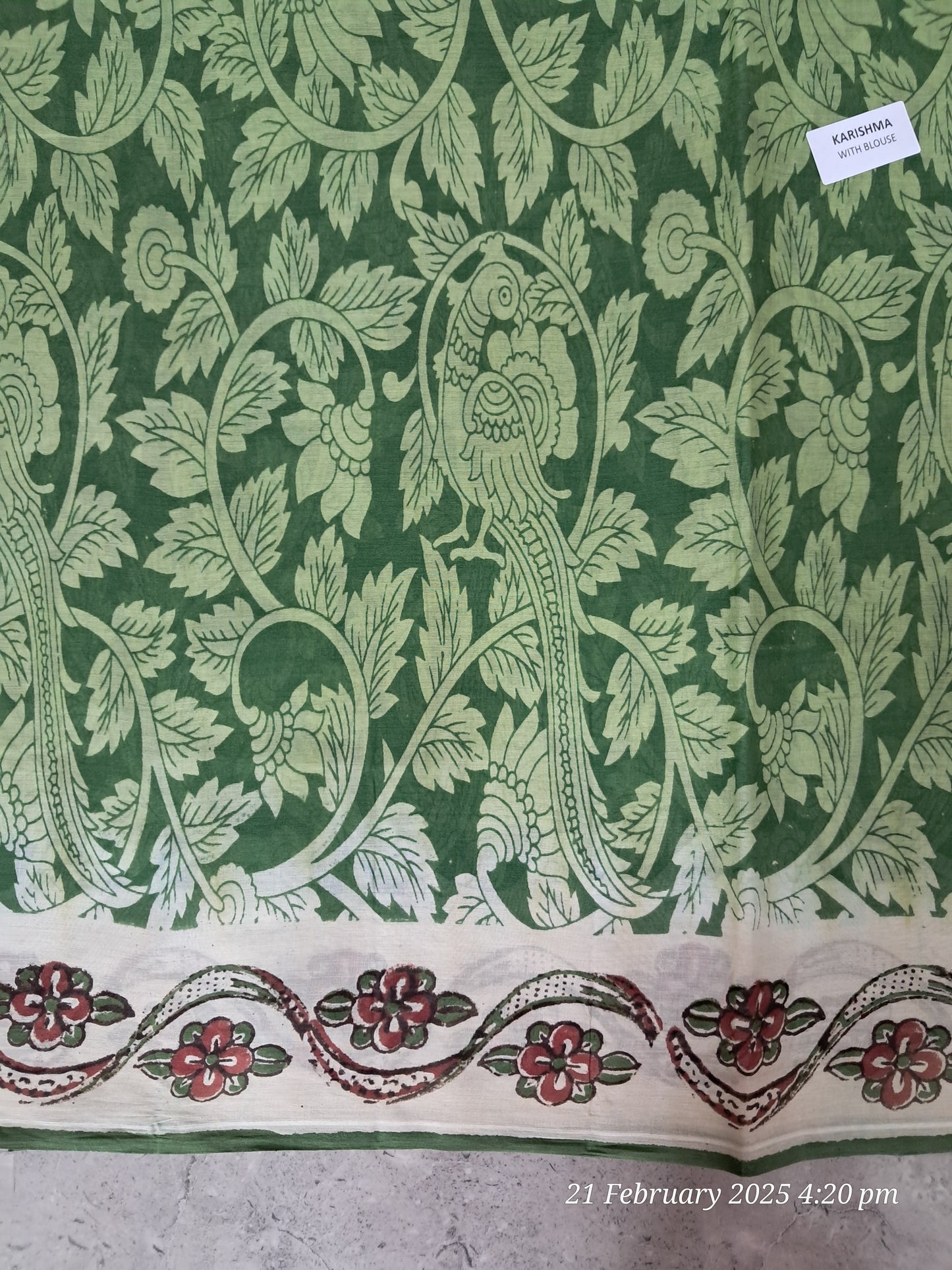 Cotton kalamkari sarees