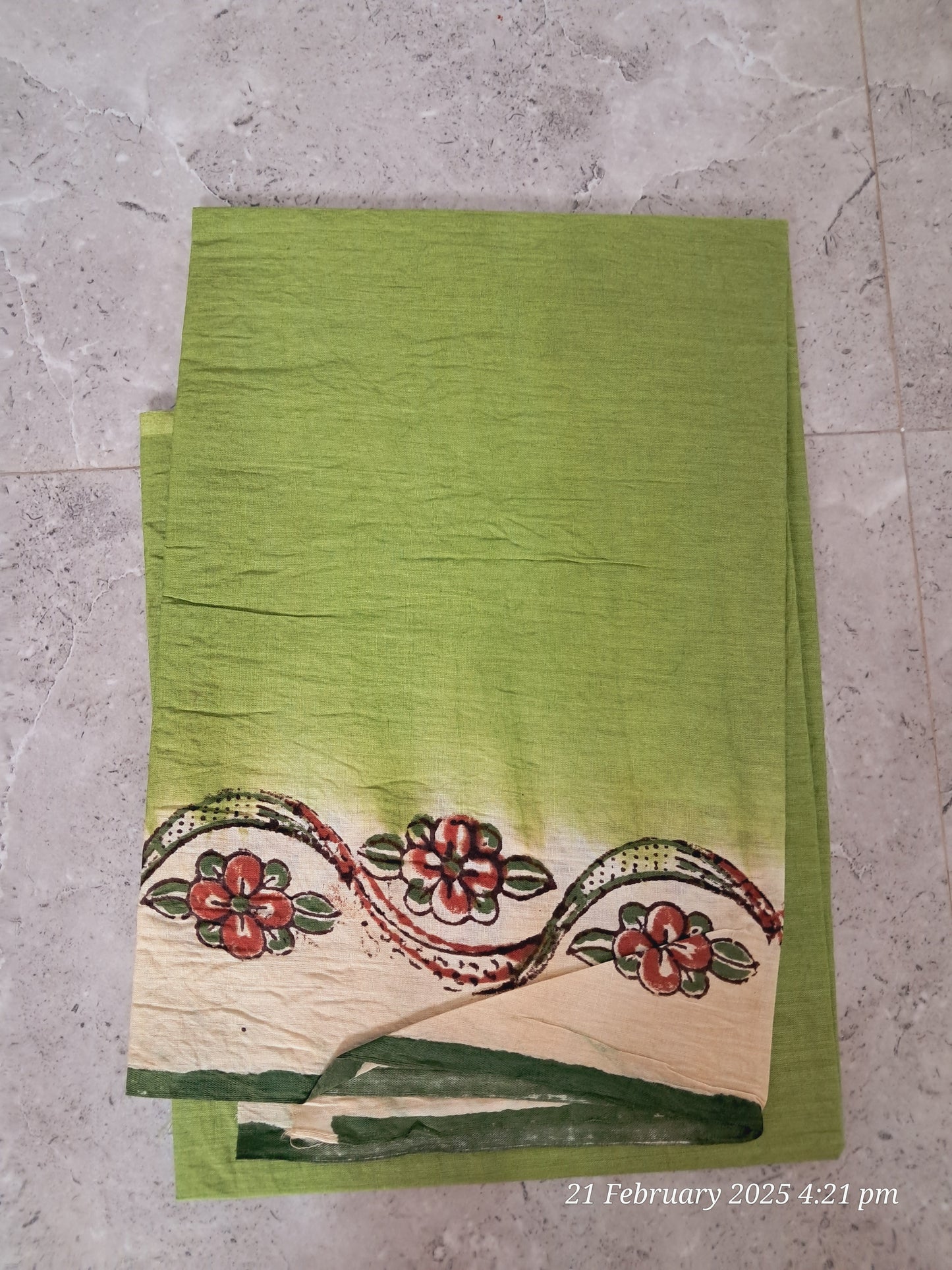 Cotton kalamkari sarees