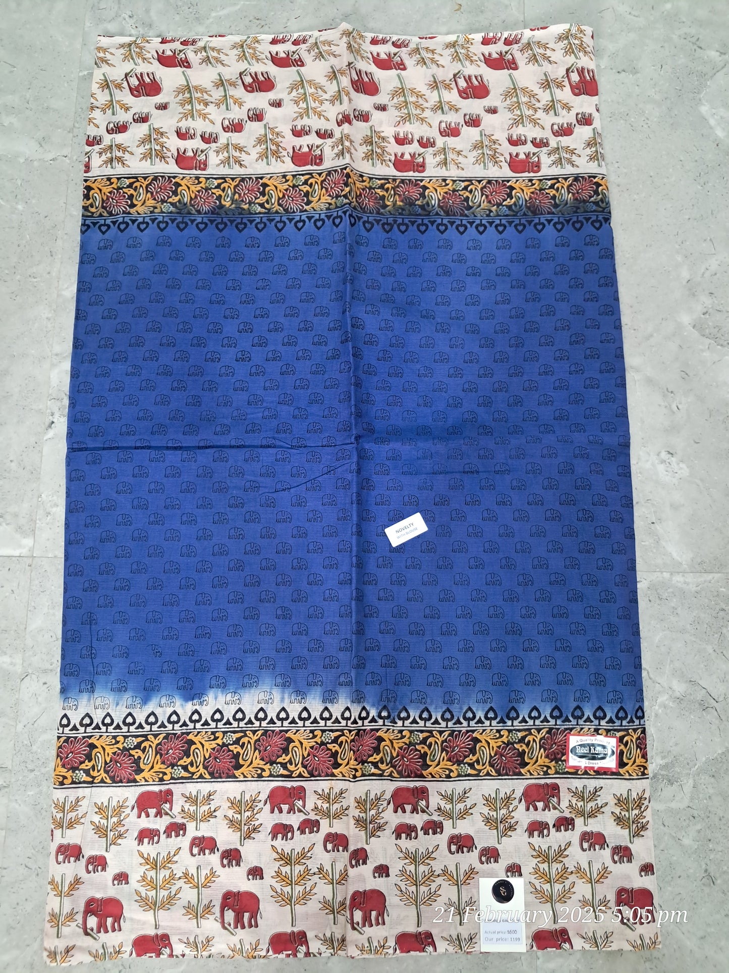Cotton kalamkari sarees