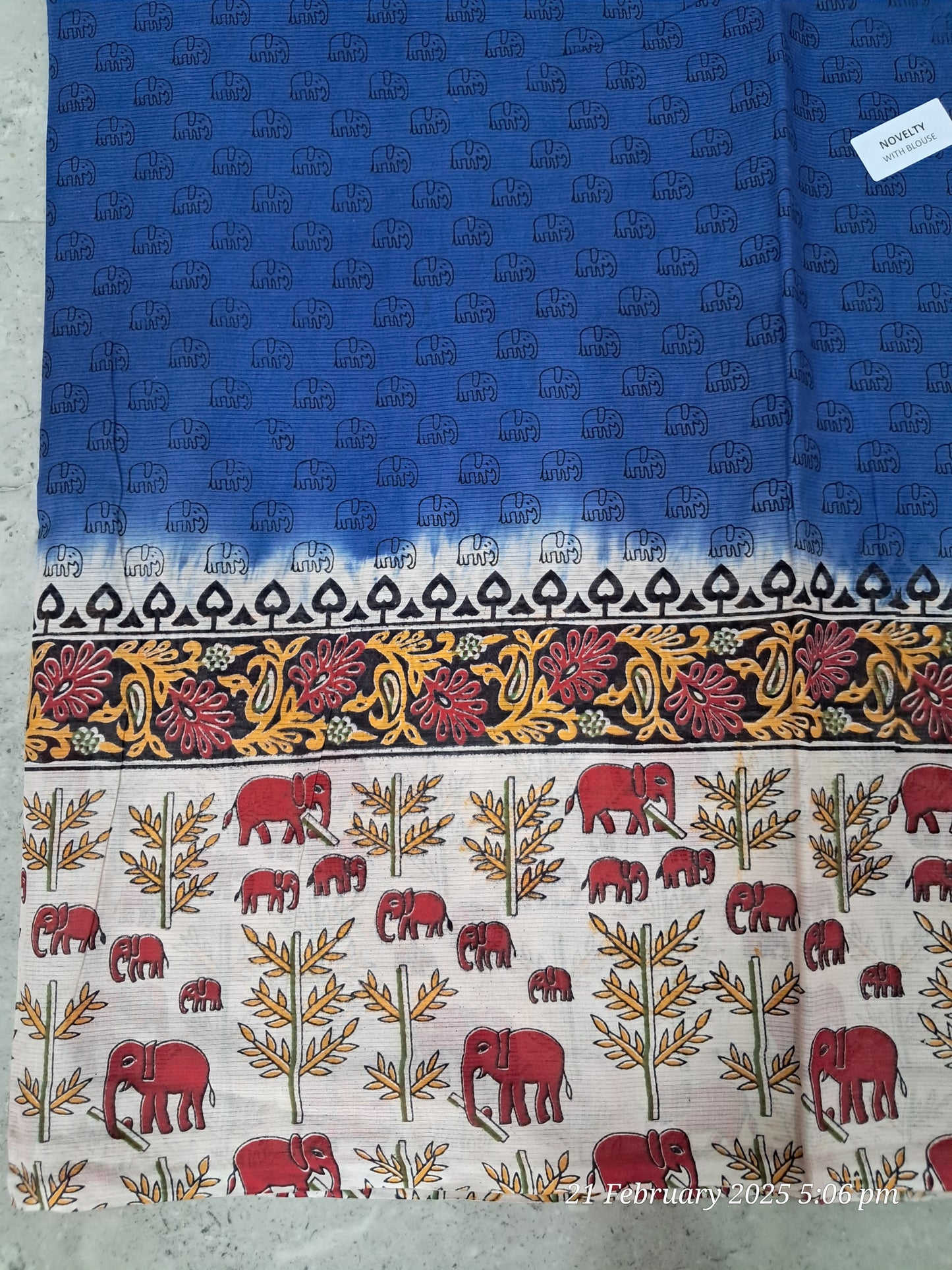Cotton kalamkari sarees