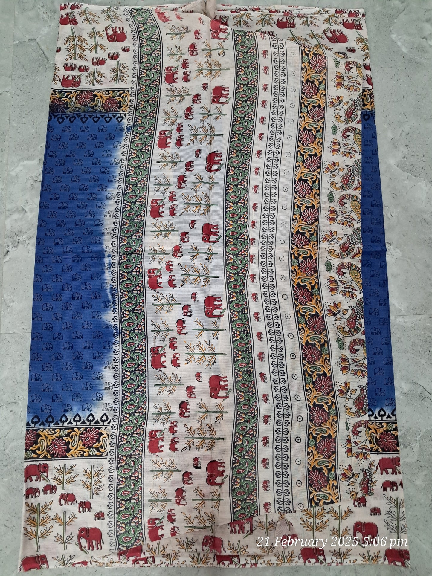 Cotton kalamkari sarees