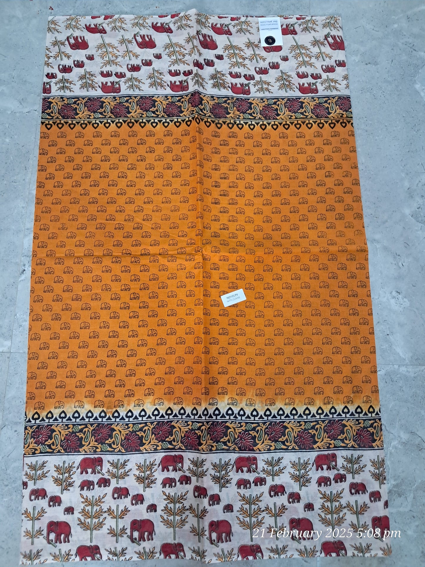 Cotton kalamkari sarees