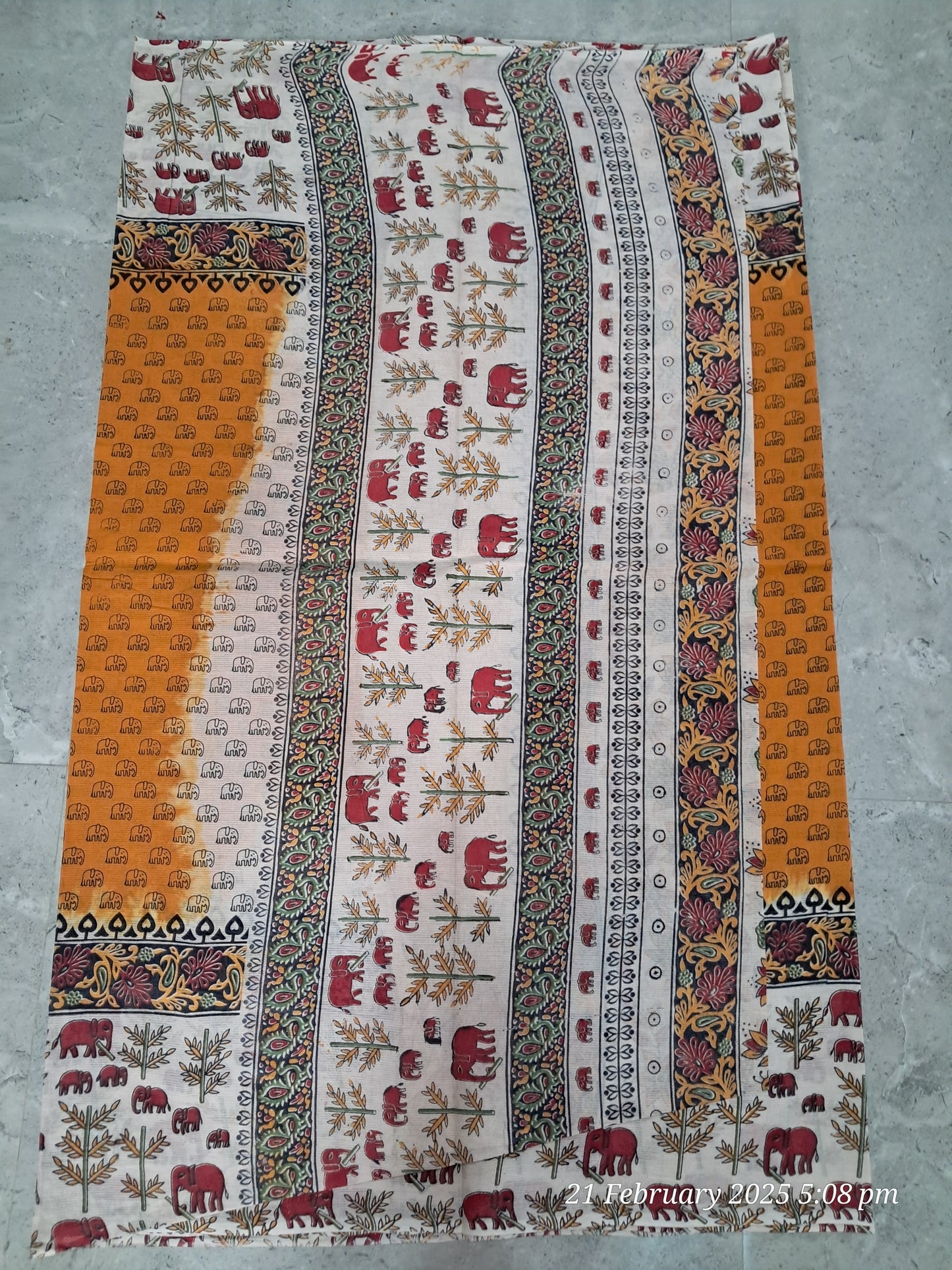 Cotton kalamkari sarees