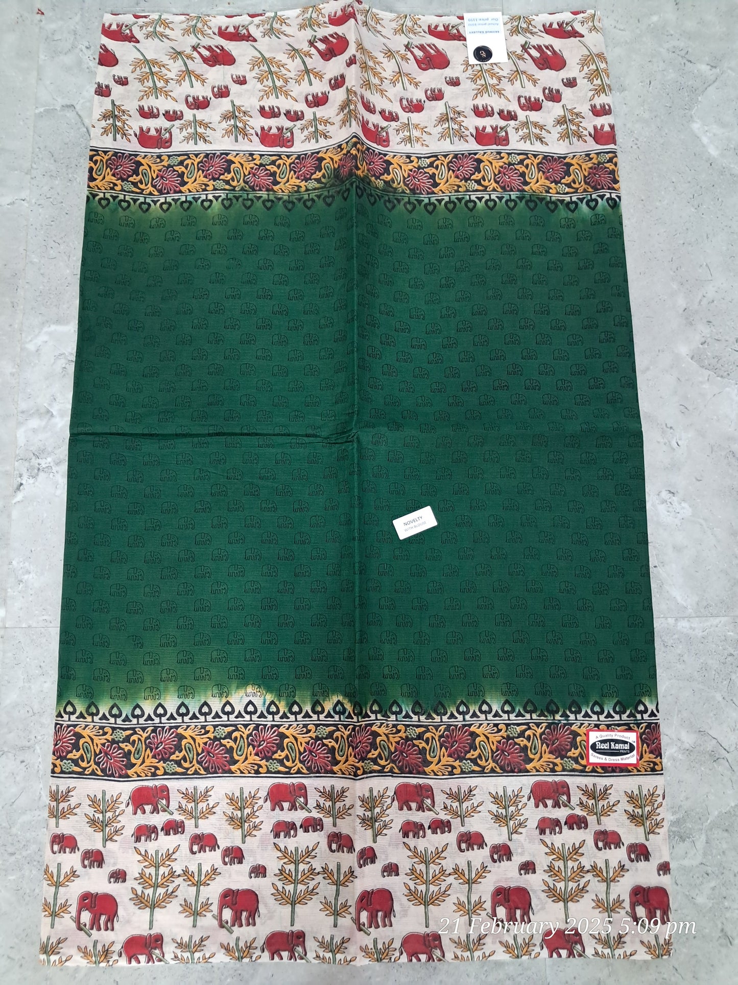 Cotton kalamkari sarees