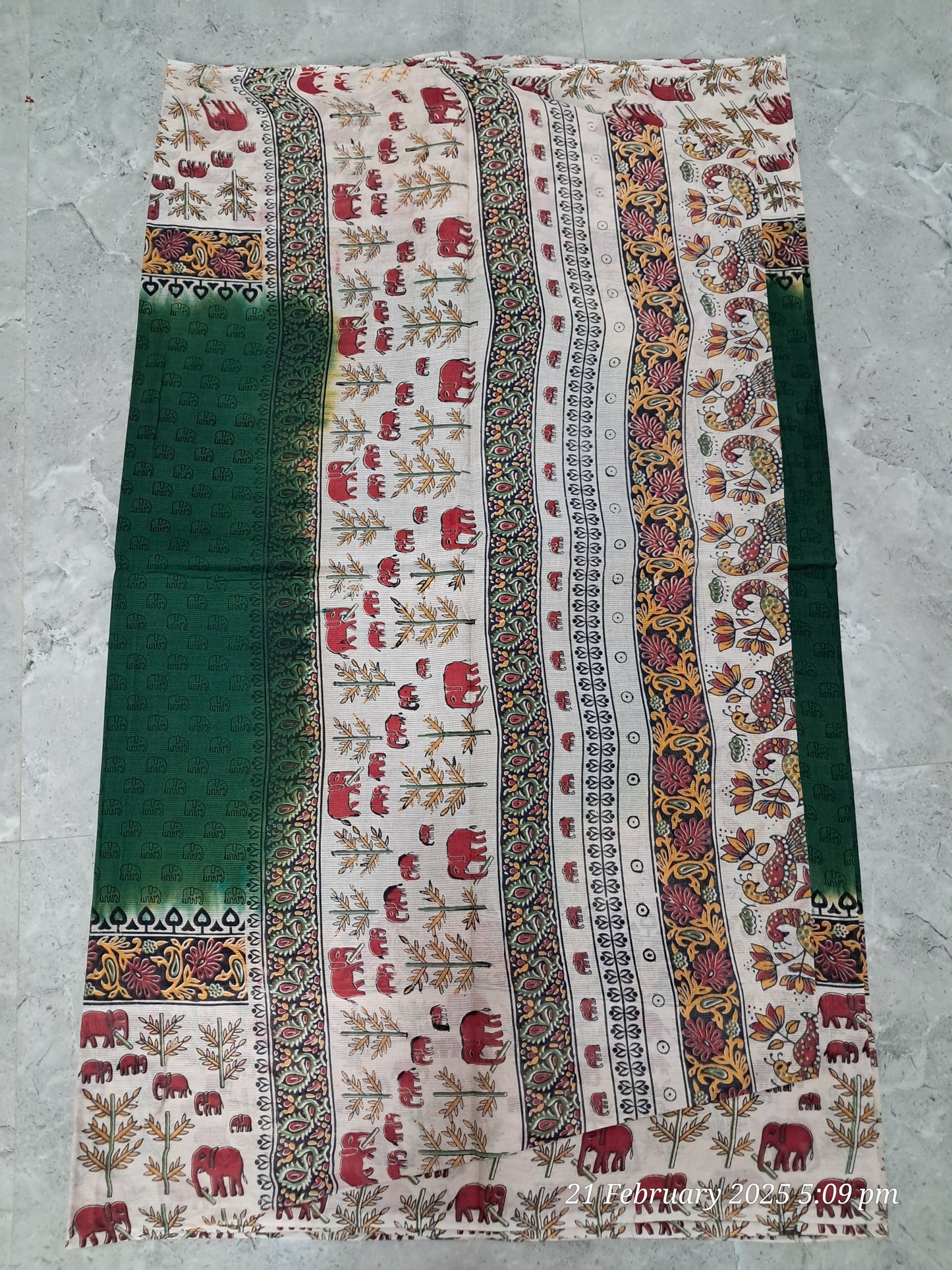 Cotton kalamkari sarees