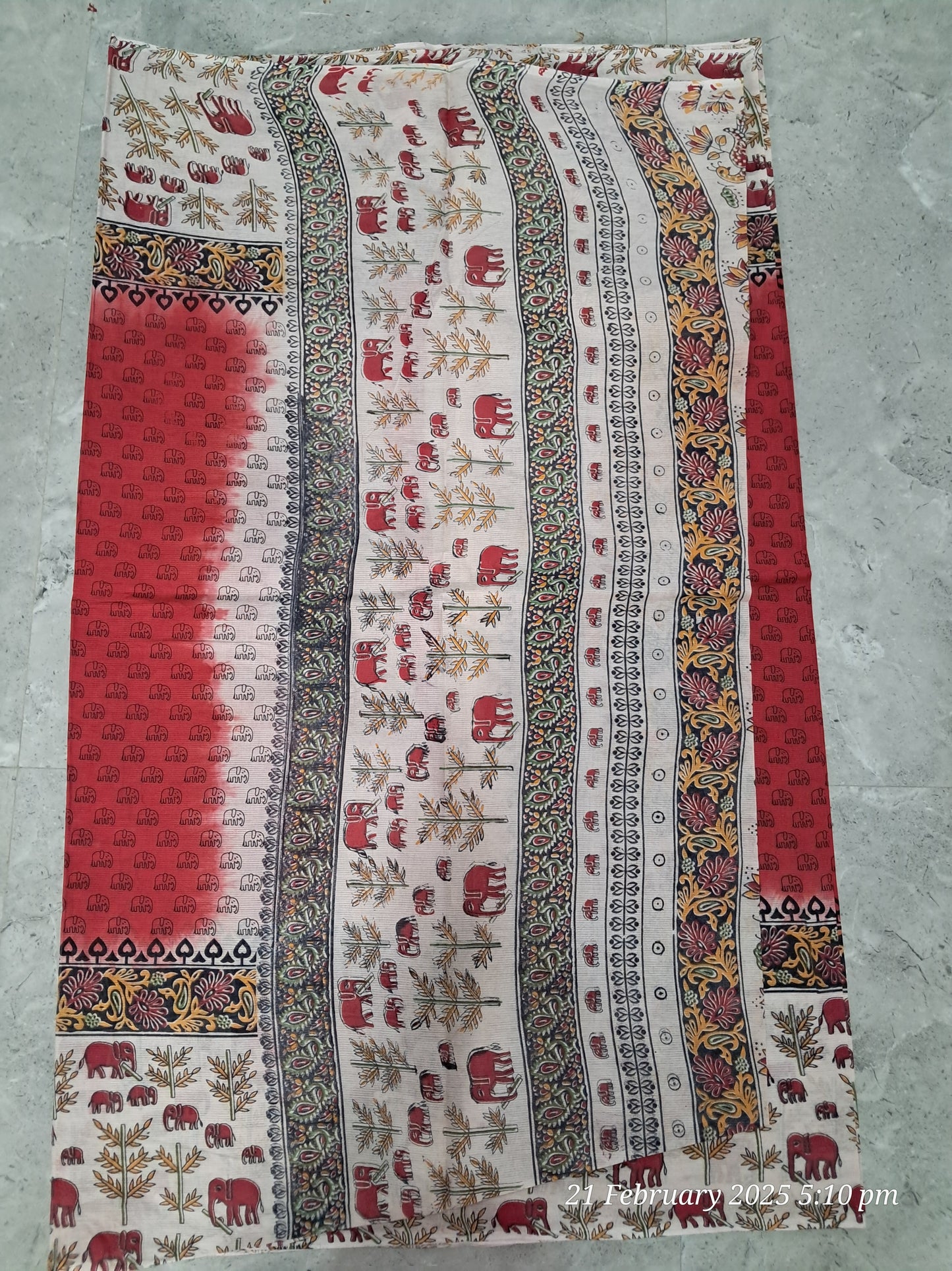 Cotton kalamkari sarees