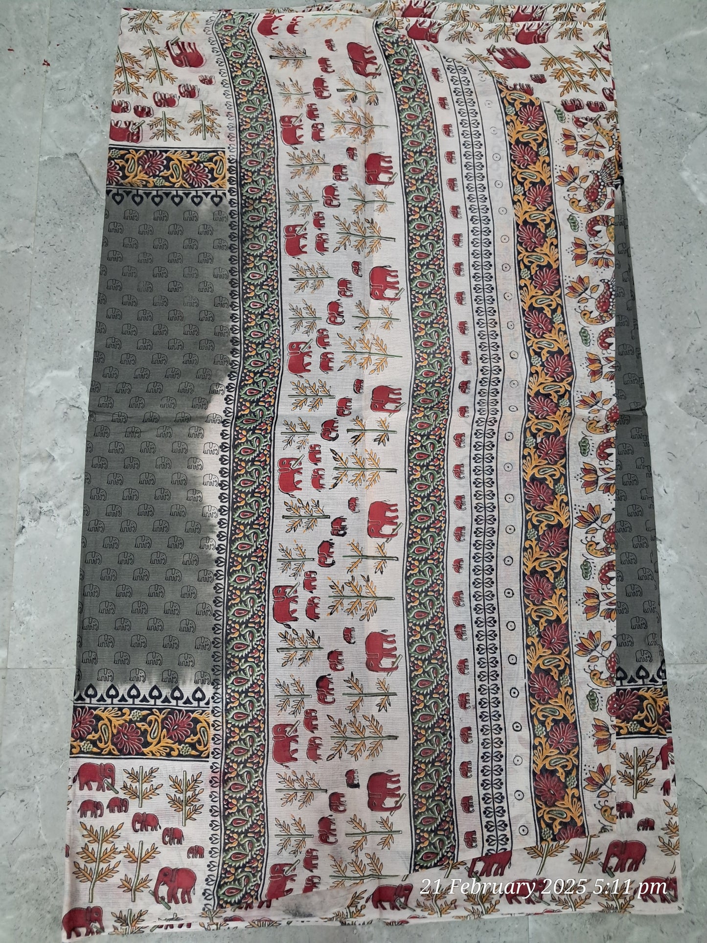 Cotton kalamkari sarees
