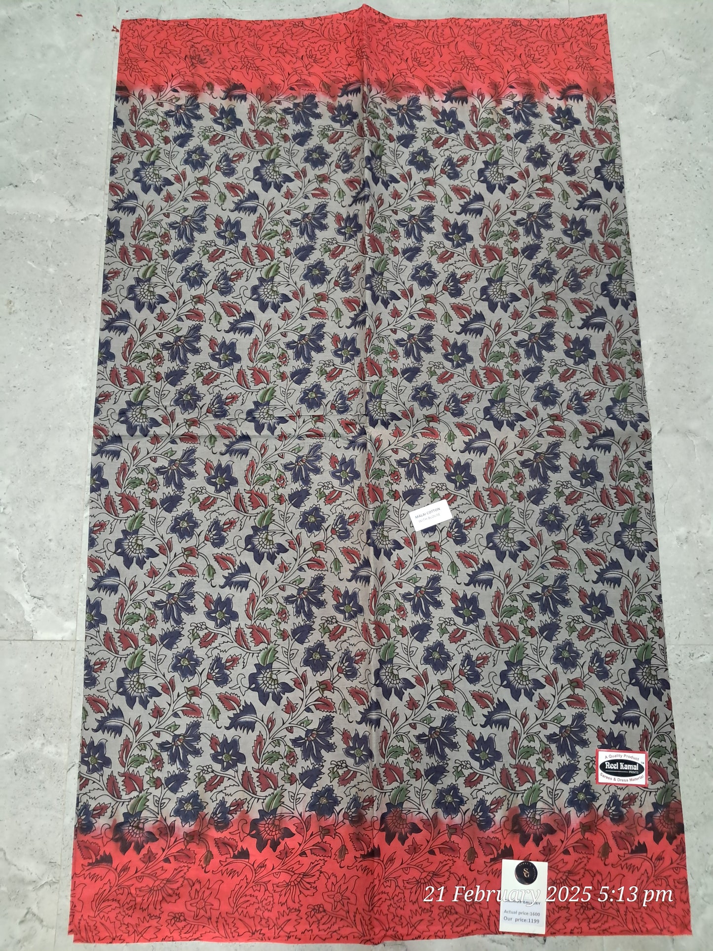 Cotton kalamkari sarees