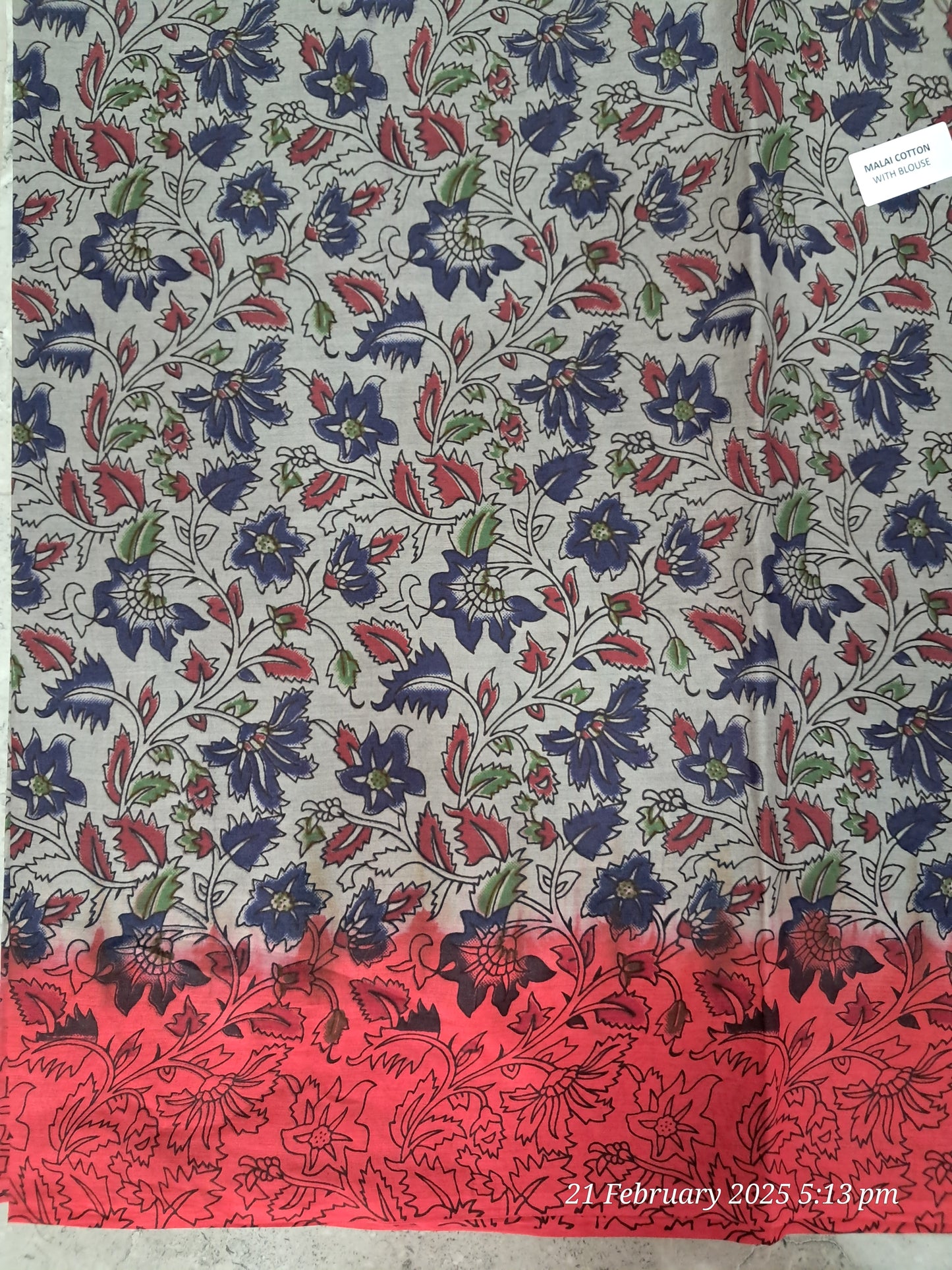 Cotton kalamkari sarees
