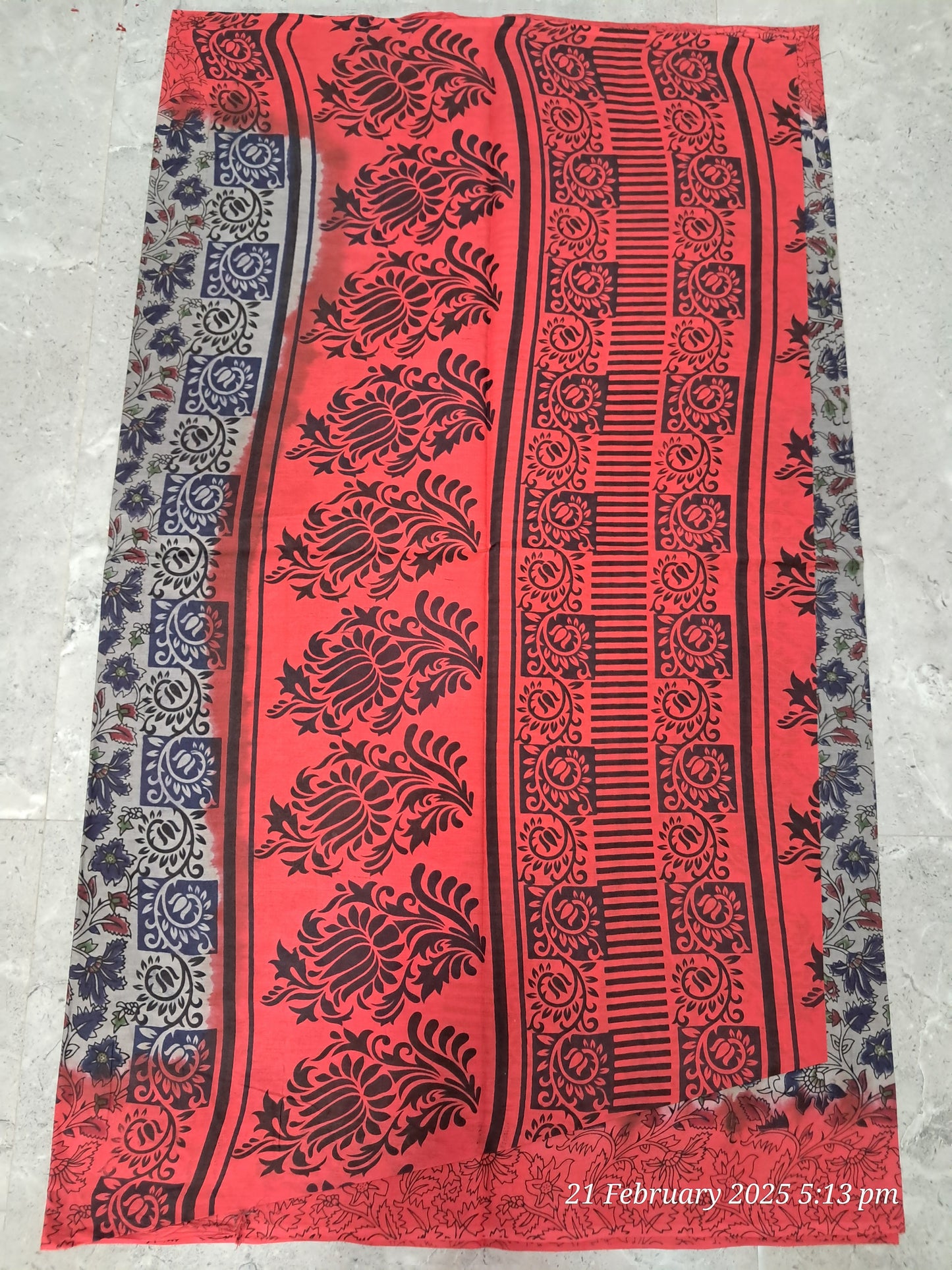 Cotton kalamkari sarees