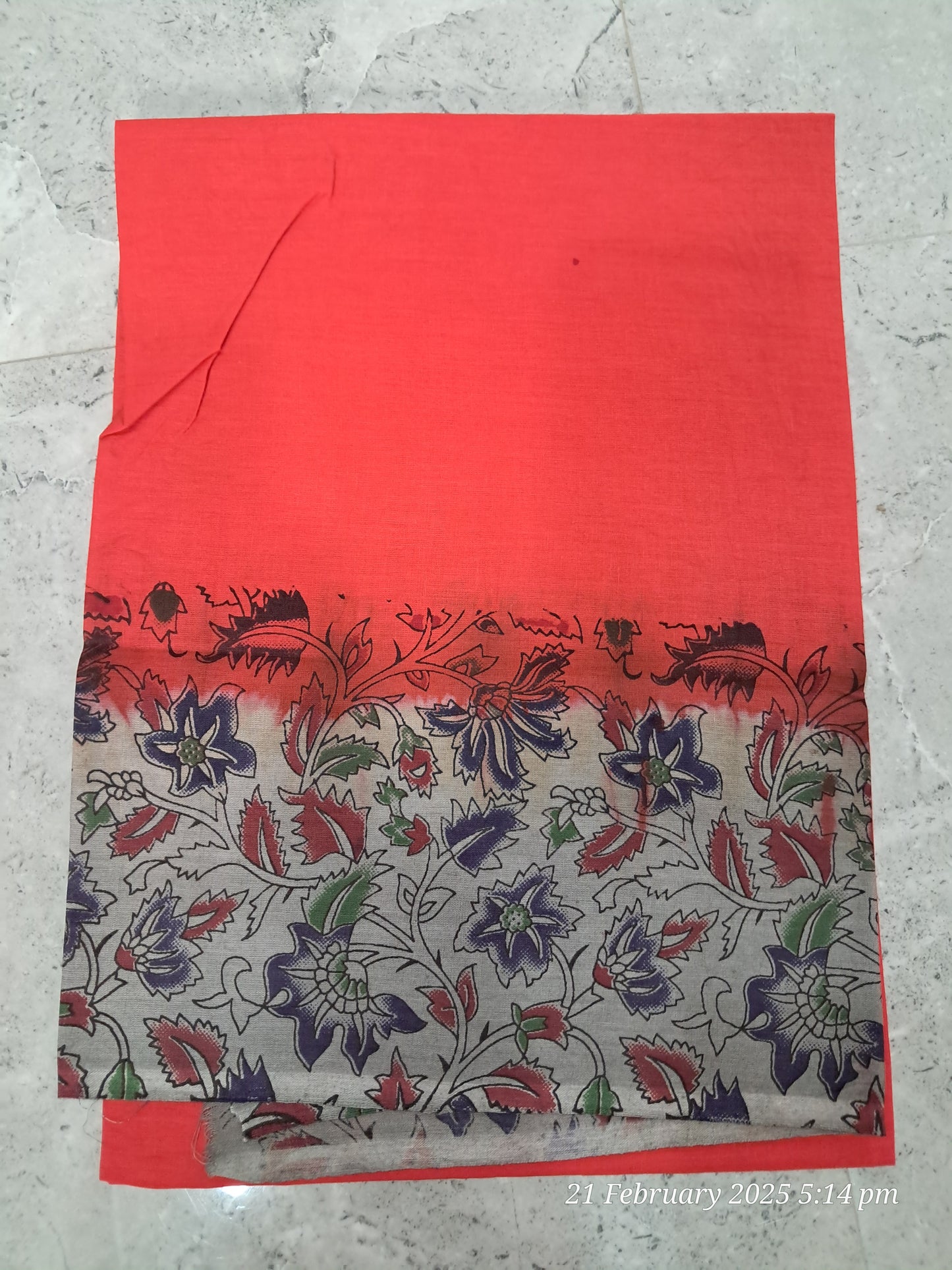 Cotton kalamkari sarees