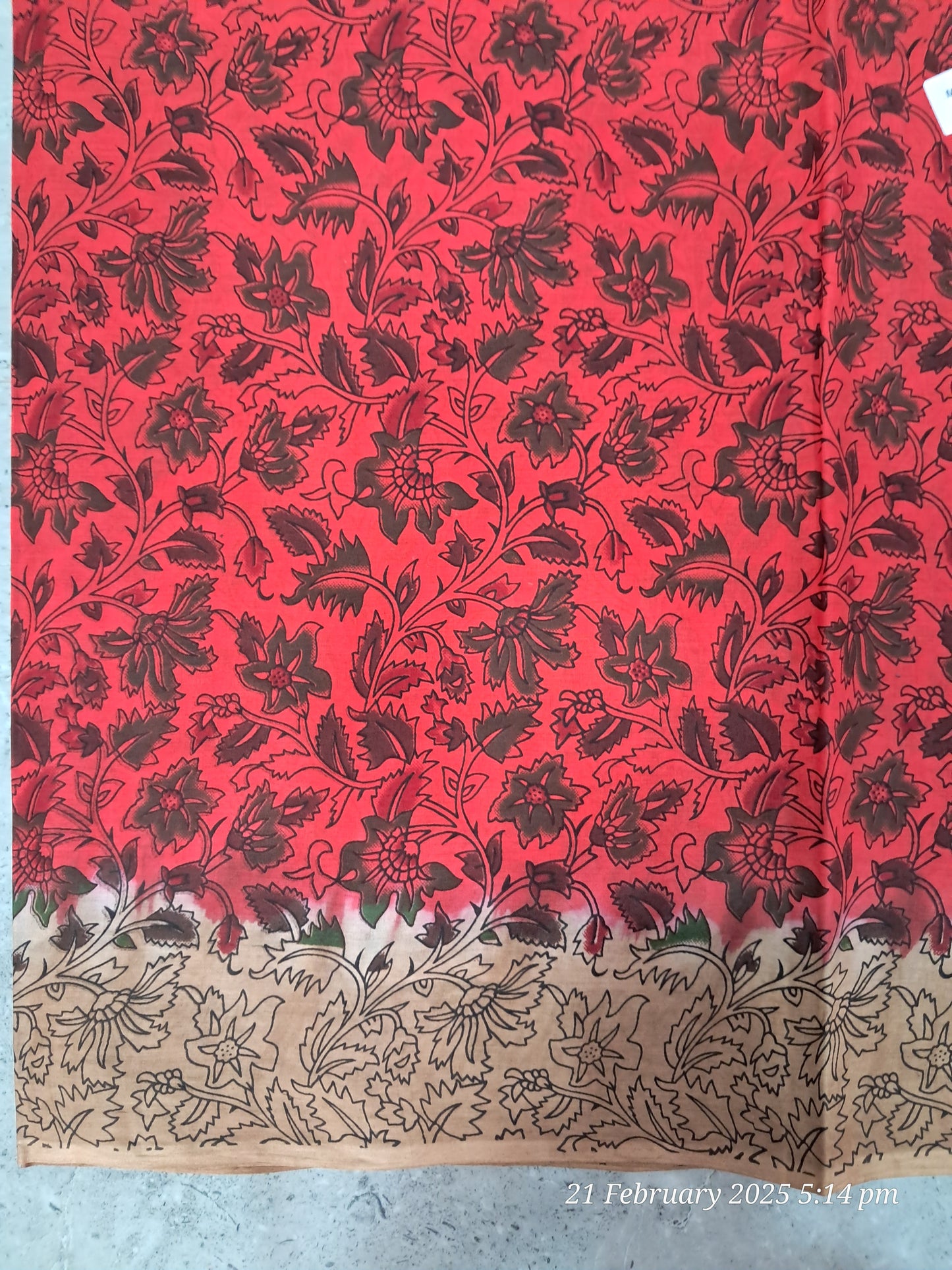 Cotton kalamkari sarees