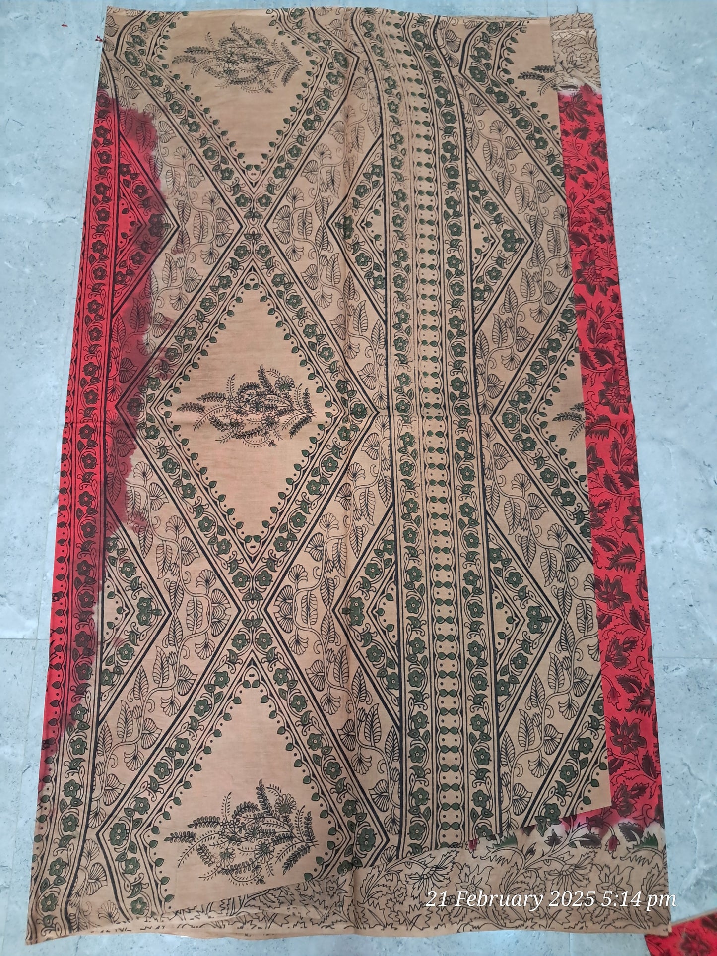 Cotton kalamkari sarees