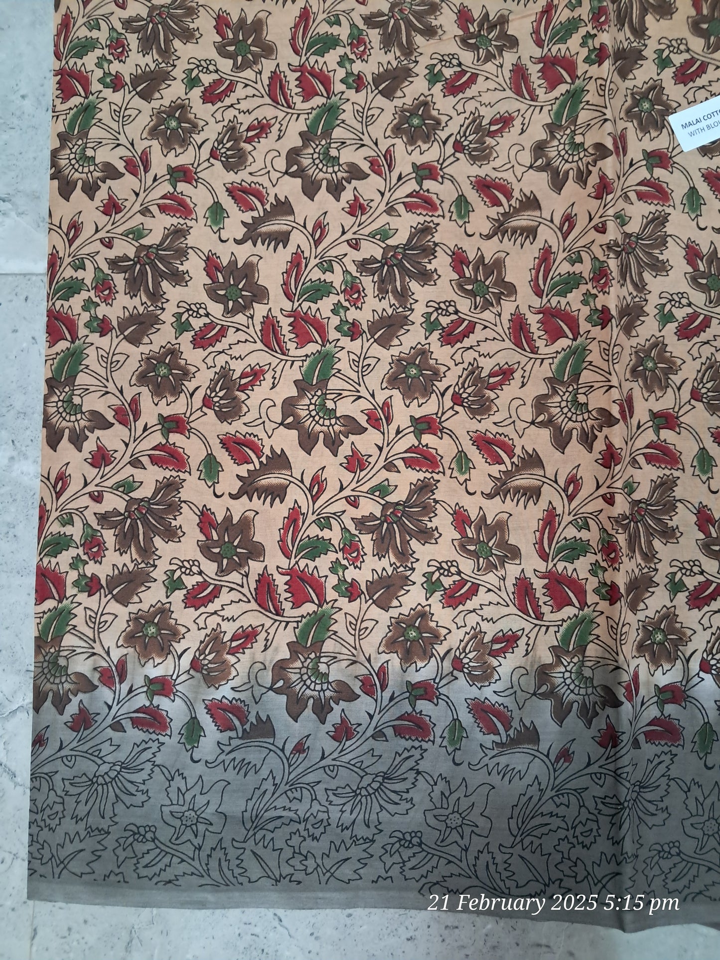 Cotton kalamkari sarees