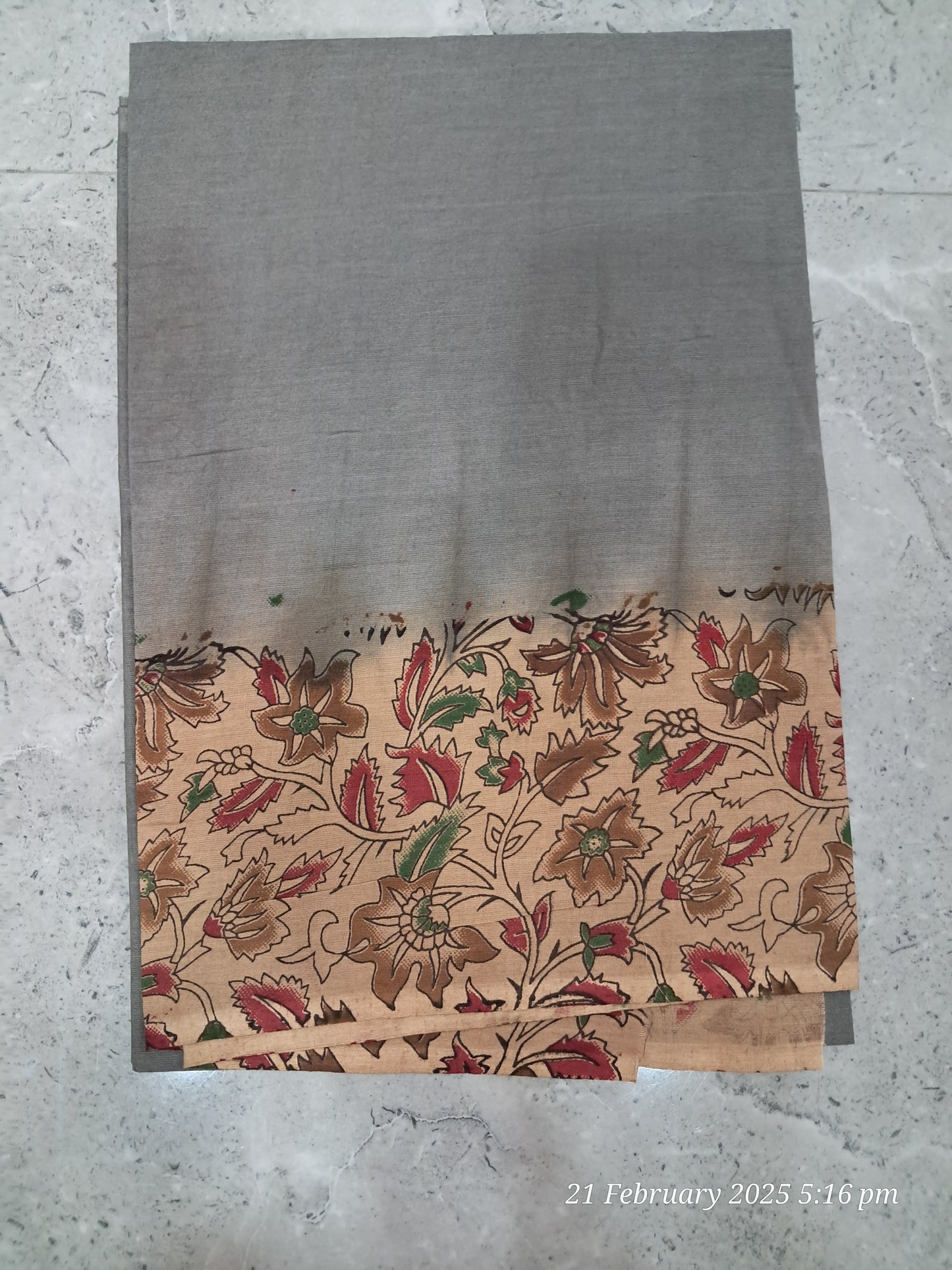 Cotton kalamkari sarees