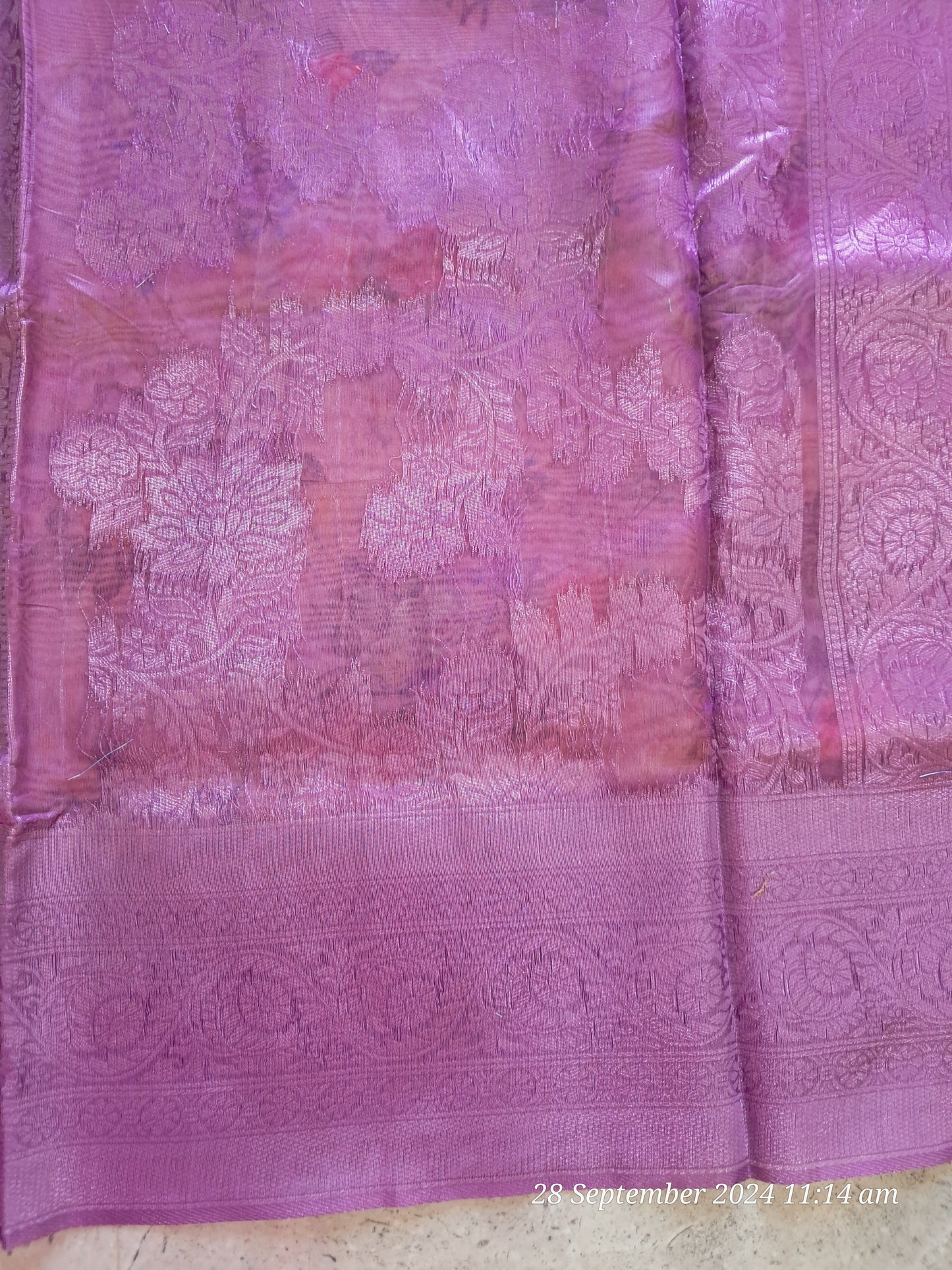 Burberry silk sarees