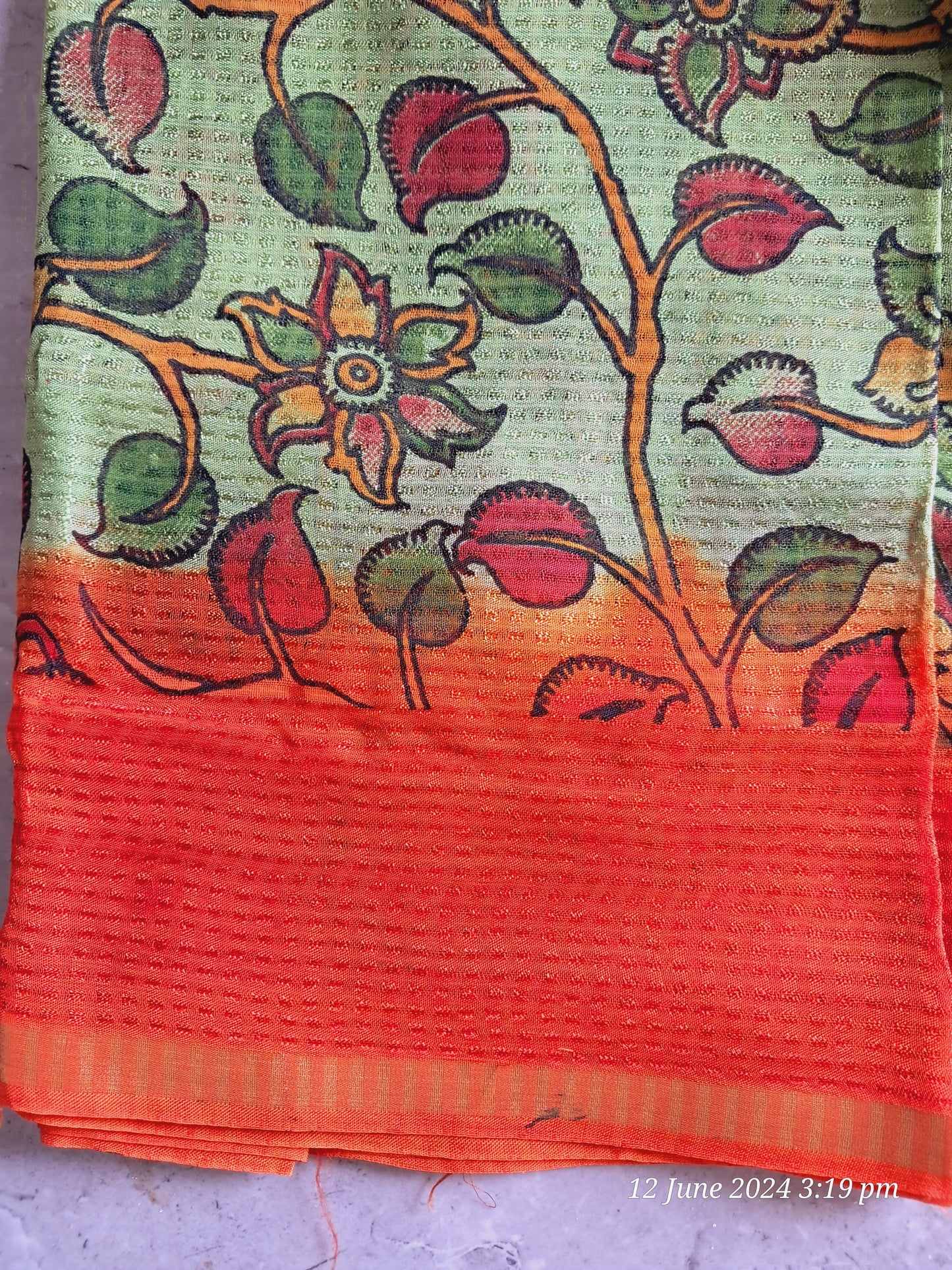 Kalamkari print sarees