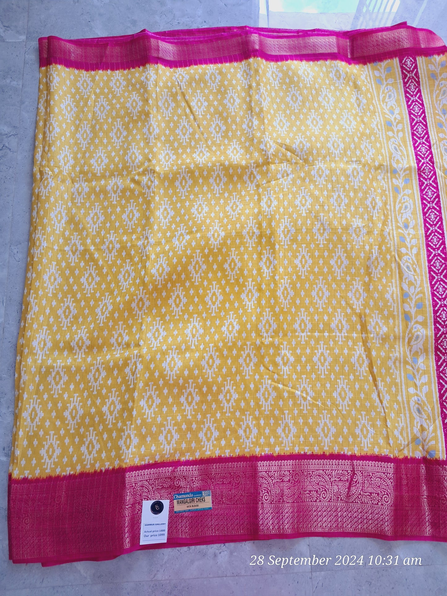 Mangalagiri checks sarees