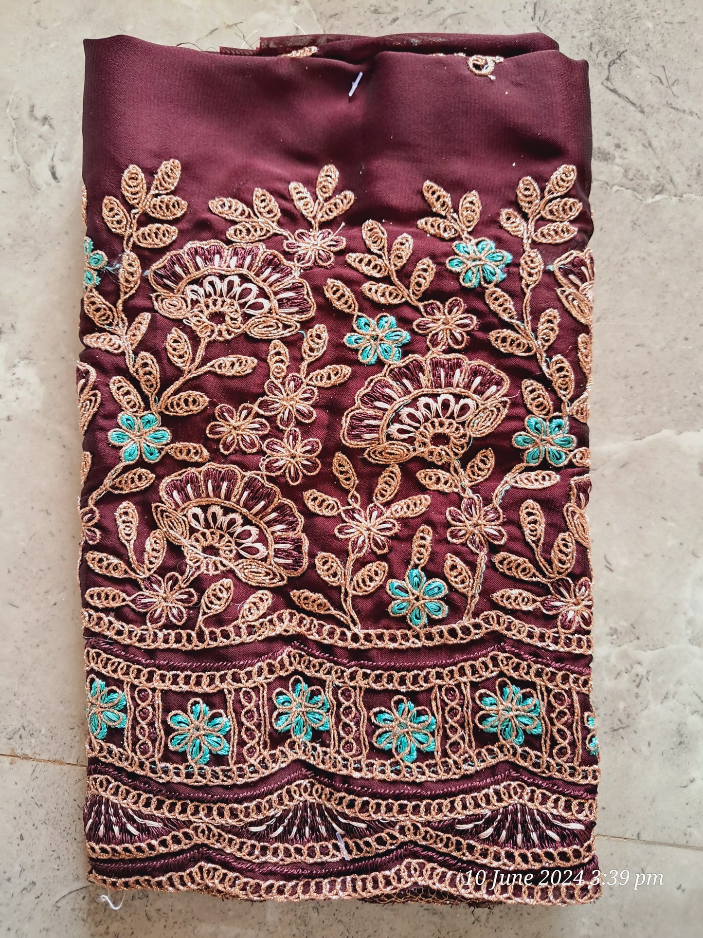 Pure crepe chiffon sarees