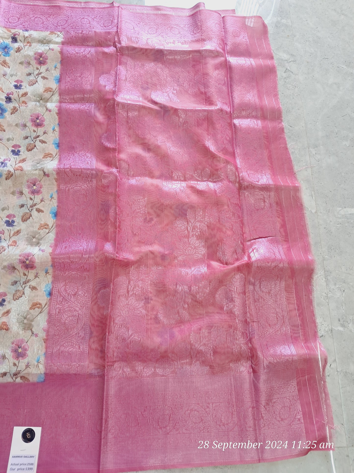 Burberry silk sarees